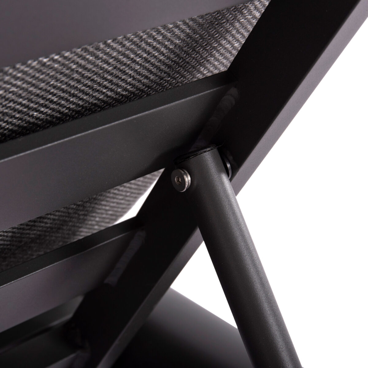 DAYBED ΔΙΠΛΟ ΣΕΙΡΑ EUTOPIA SM6238.01 ΣΚΟΥΡΟ ΓΚΡΙ ΑΛΟΥΜΙΝΙΟ & OLEFIN 200x150x36Υεκ. - Image 8