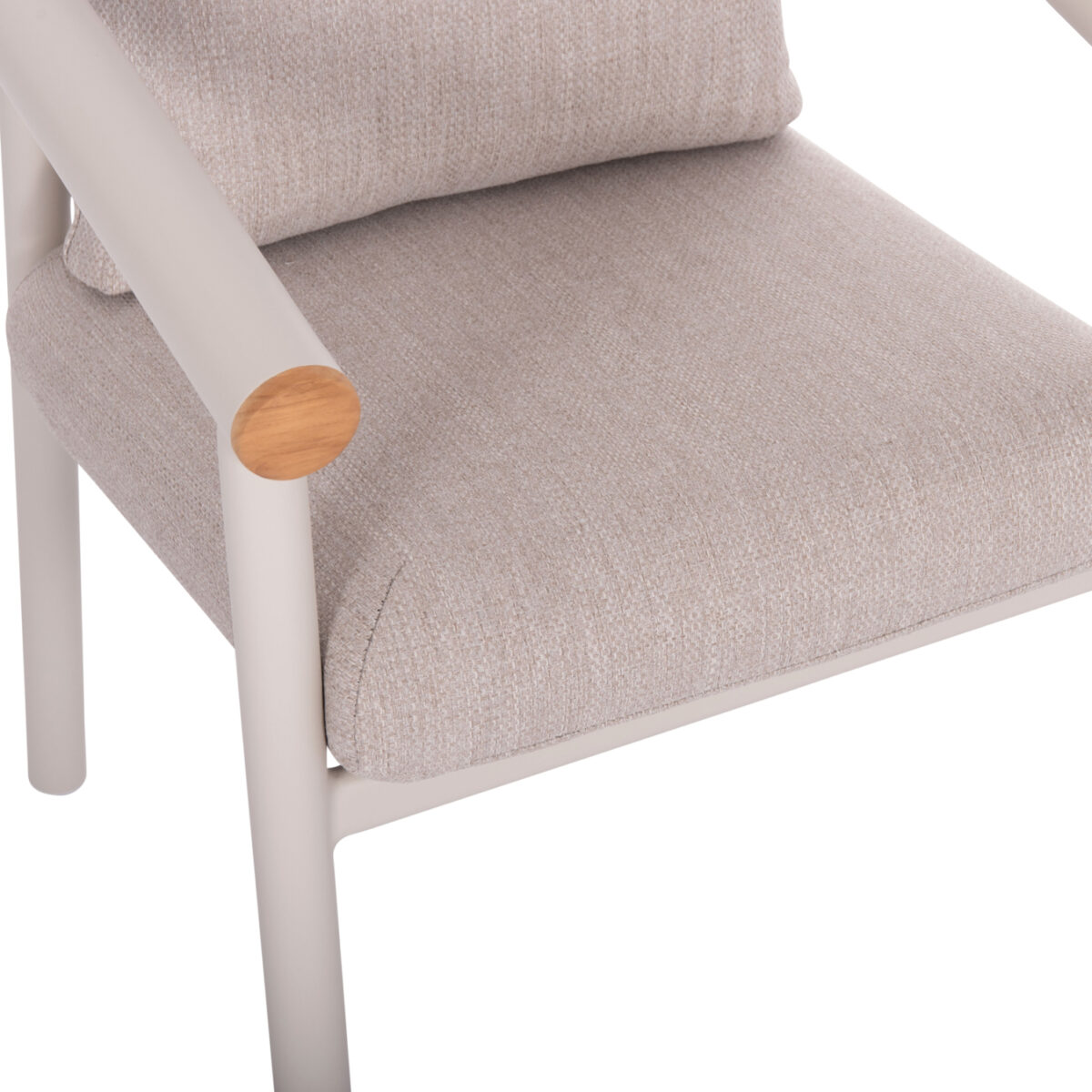 ΠΟΛΥΘΡΟΝΑ ΤΡΑΠΕΖΑΡΙΑΣ ΣΕΙΡΑ EUTOPIA SM6239.02 ΚΡΕΜ ΑΛΟΥΜΙΝΙΟ-ΜΠΕΖ OLEFIN 62x66x78Υεκ. - Image 8