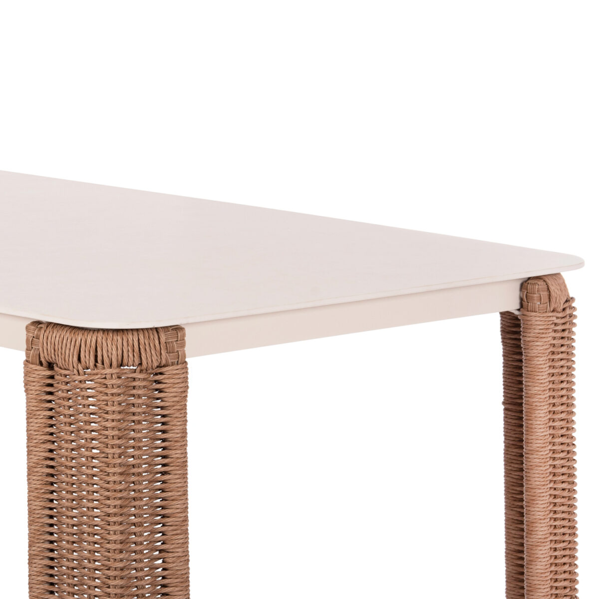 ΤΡΑΠΕΖΙ ΑΛΟΥΜΙΝΙΟΥ ΣΕΙΡΑ DESTINY SM6318 ΕΚΡΟΥ-WICKER-S.STONE TOP 240x110x75Υεκ - Image 8