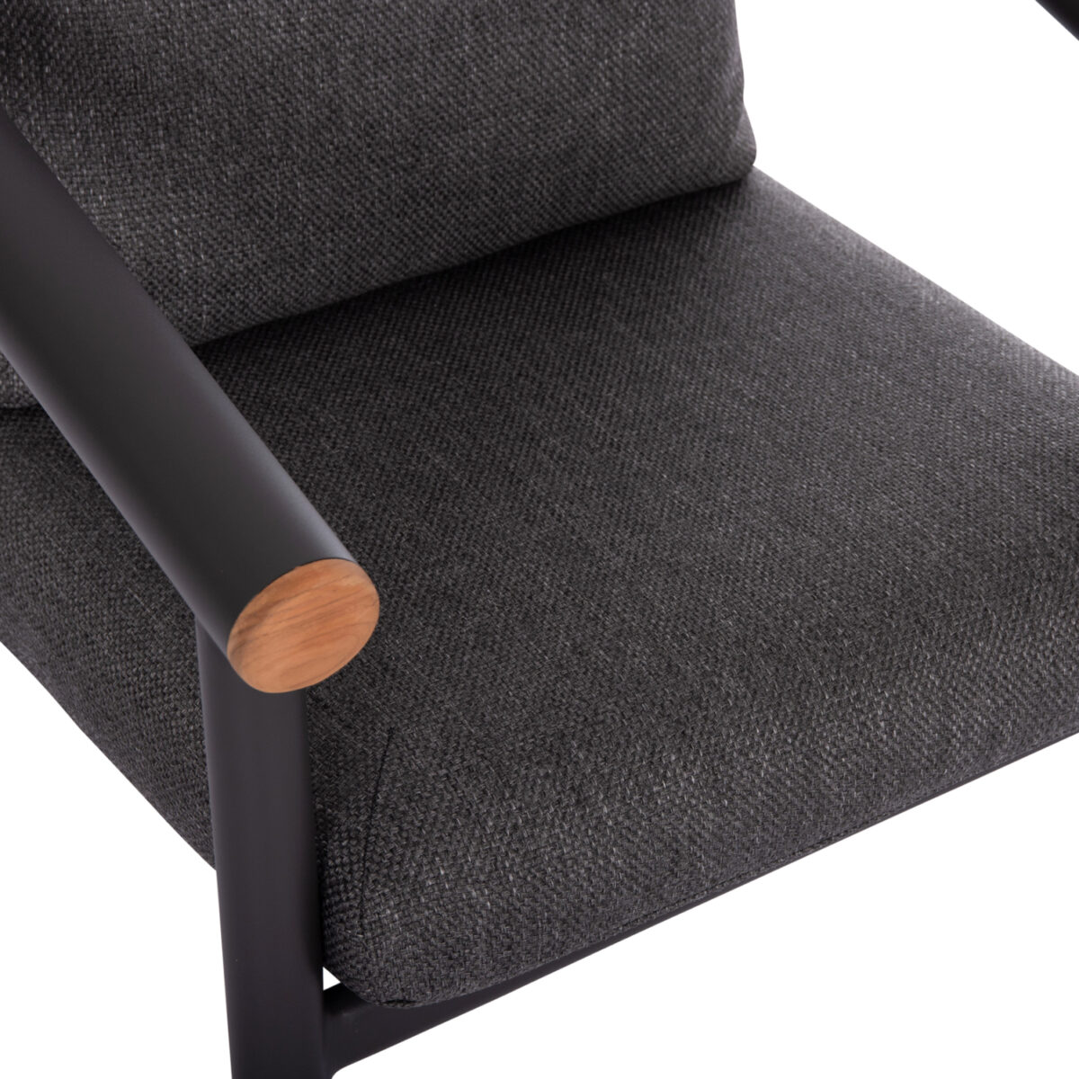 ΠΟΛΥΘΡΟΝΑ ΤΡΑΠΕΖΑΡΙΑΣ EUTOPIA SM6239.01 ΣΚΟΥΡΟ ΓΚΡΙ ΑΛΟΥΜΙΝΙΟ & OLEFIN 62x66x78Υεκ. - Image 8