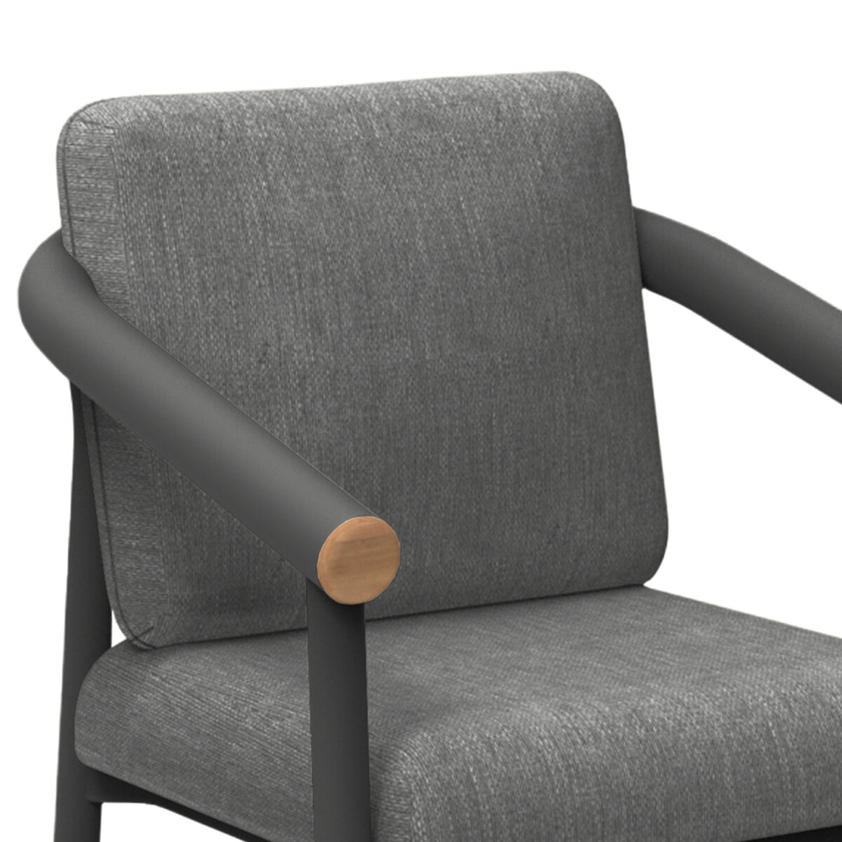 ΣΕΤ ΤΡΑΠΕΖΑΡΙΑΣ ΕΞ.ΧΩΡΟΥ EUTOPIA SM21128.01 ΜΕ ΤΡΑΠΕΖΙ & 6 ΠΟΛΥΘΡΟΝΕΣ--ΣΚΟΥΡΟ ΓΚΡΙ - Image 8