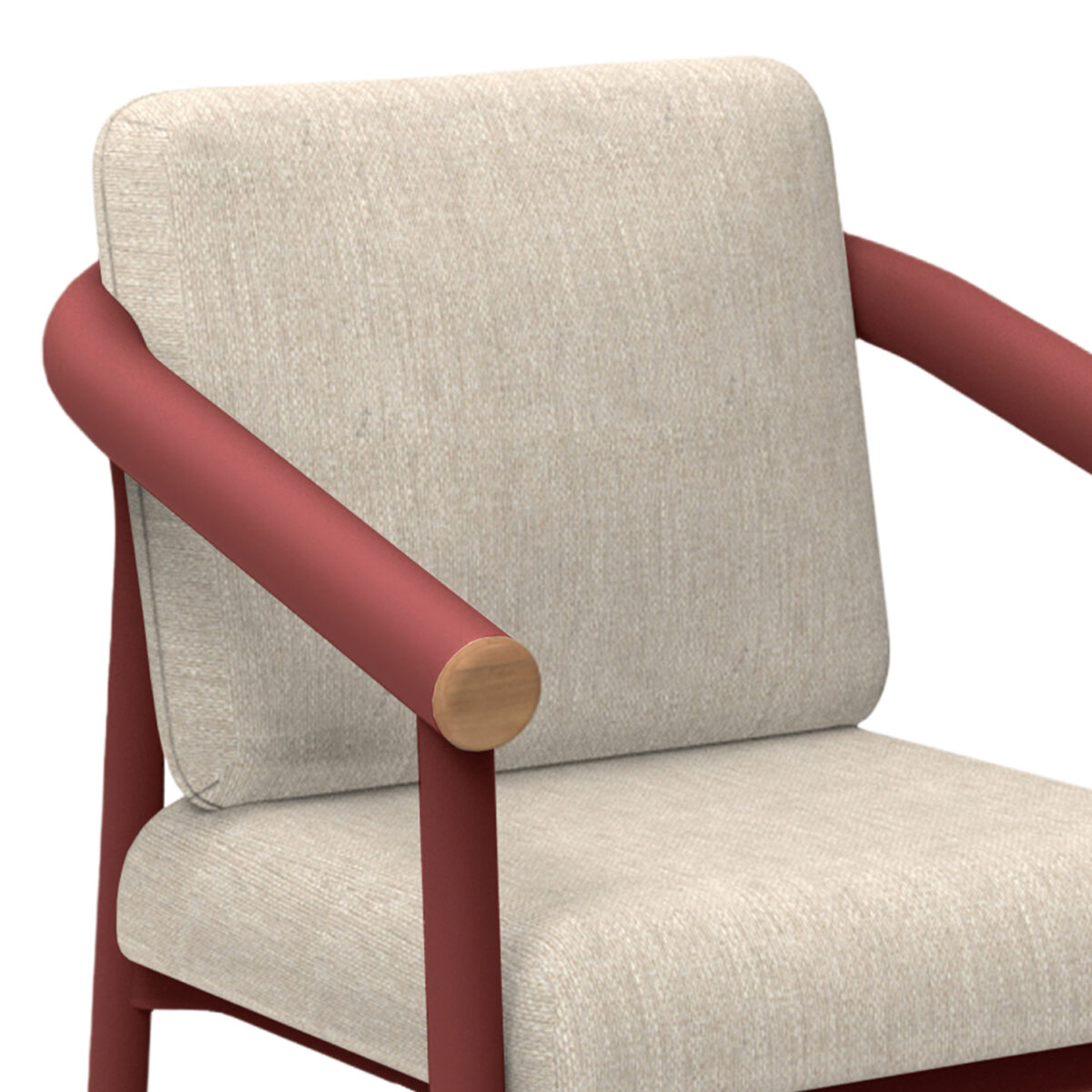 ΣΕΤ ΤΡΑΠΕΖΑΡΙΑΣ ΕΞ.ΧΩΡΟΥ EUTOPIA SM21128.05 ΜΕ ΤΡΑΠΕΖΙ & 6 ΠΟΛΥΘΡΟΝΕΣ--ΚΟΚΚΙΝΟ/ΜΠΕΖ - Image 8