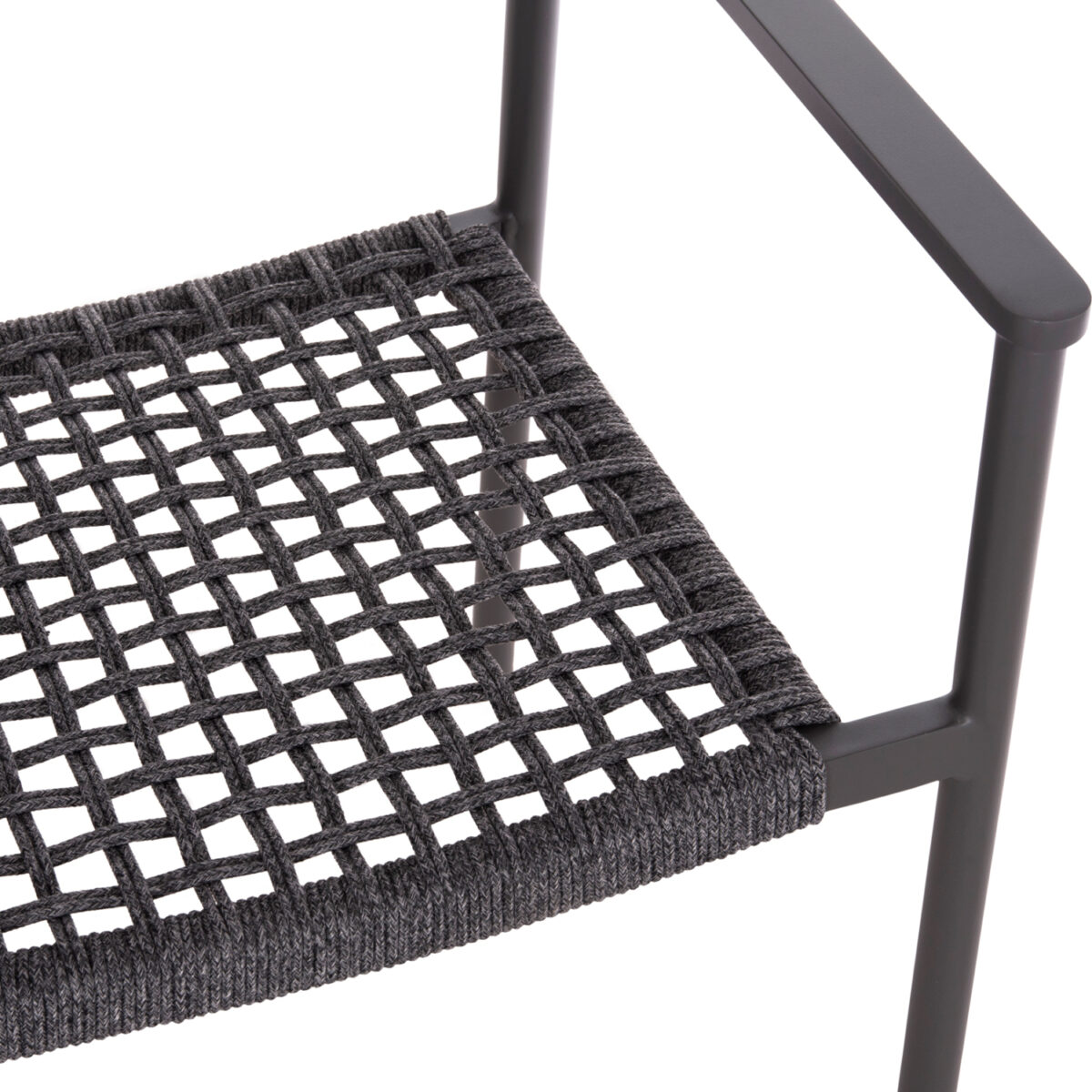 ΠΟΛΥΘΡΟΝΑ ΤΡΑΠΕΖΑΡΙΑΣ HELIA SM6200.01 ΣΚΟΥΡΟ ΓΚΡΙ ΑΛΟΥΜ.& P.E. ΣΧΟΙΝΙ 56,5x56x77Υεκ - Image 8