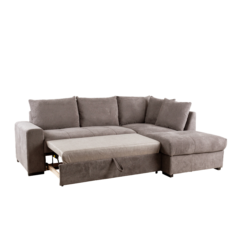 70-0412_100-cbjJe_1 BILL ΚΑΝΑΠΕΣ ΚΡΕΒΑΤΙ ΓΩΝΙΑ ΔΕΞΙΑ TAUPE 241x173x94 - Image 2