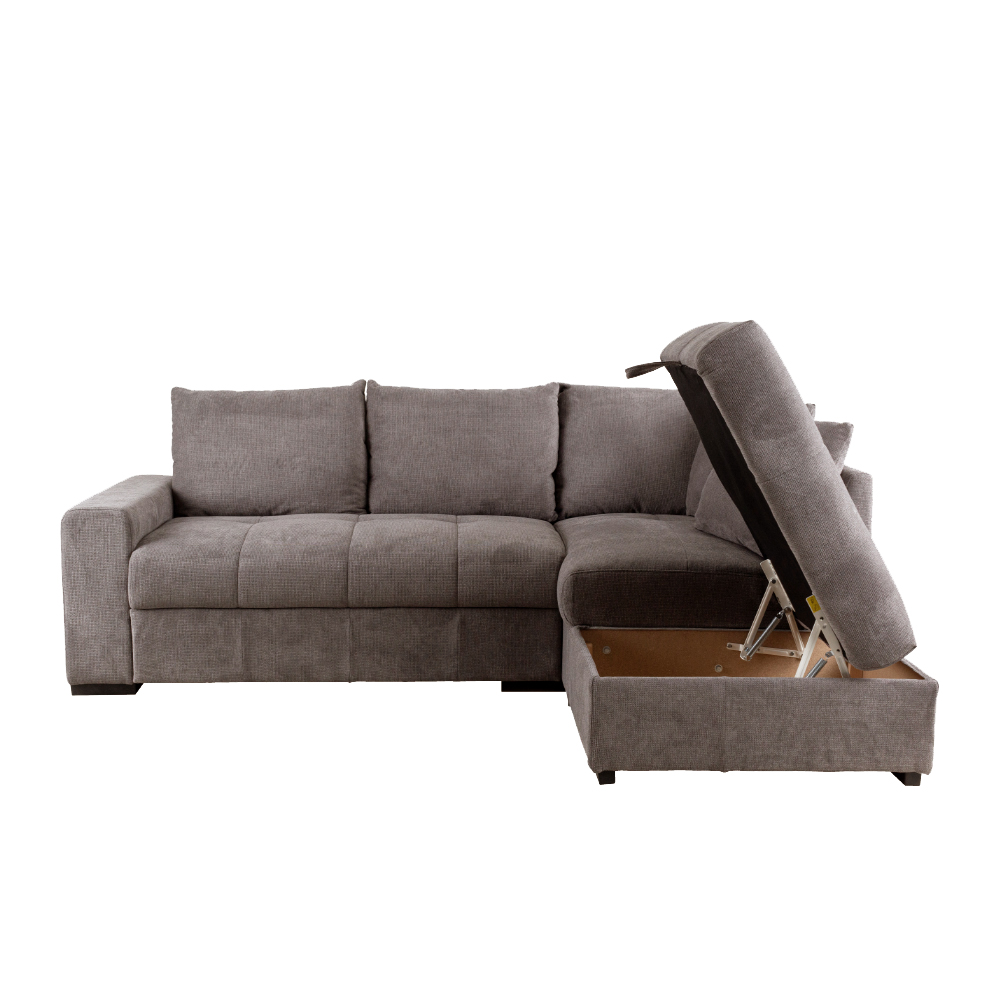 70-0412_106-h9l4f_1 BILL ΚΑΝΑΠΕΣ ΚΡΕΒΑΤΙ ΓΩΝΙΑ ΔΕΞΙΑ TAUPE 241x173x94 - Image 8