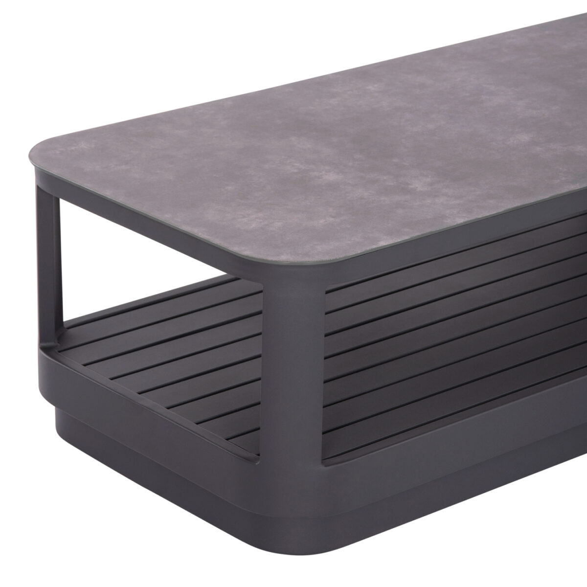 ΣΕΤ ΣΑΛΟΝΙ ΕΞ.ΧΩΡΟΥ 4ΤΜΧ ΣΕΙΡΑ ELYSIA SM6186.01 ΣΚΟΥΡΟ ΓΚΡΙ ΑΛΟΥΜΙΝΙΟ-ΣΧΟΙΝΙ- P.E.ΥΦΑΣΜΑ - Image 9