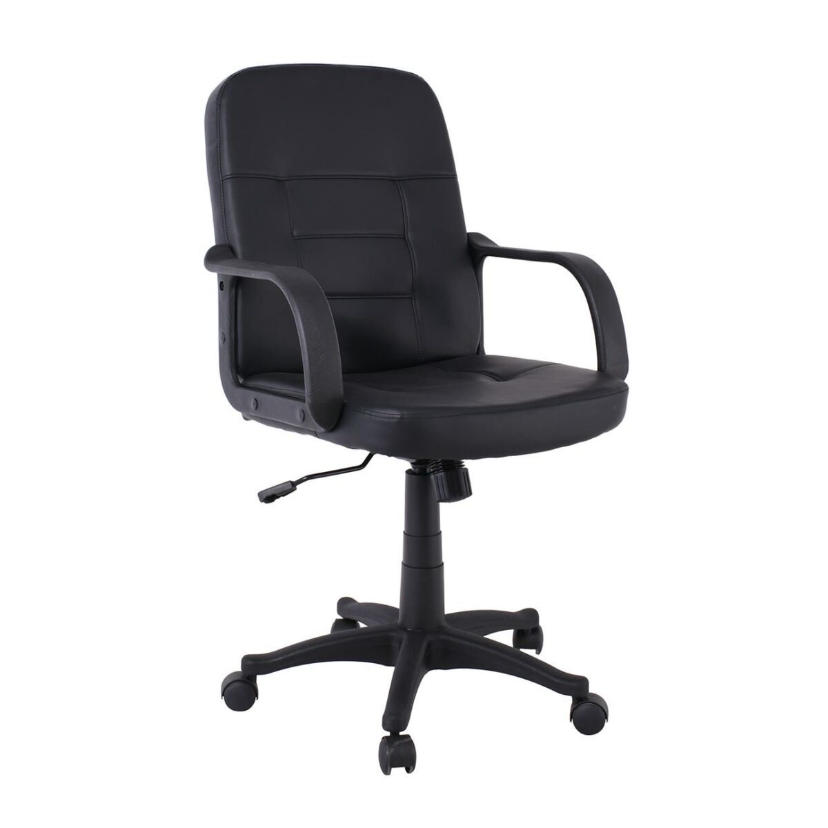 BF1300 Πολυθρόνα Γραφείου PU Μαύρο - Image 2