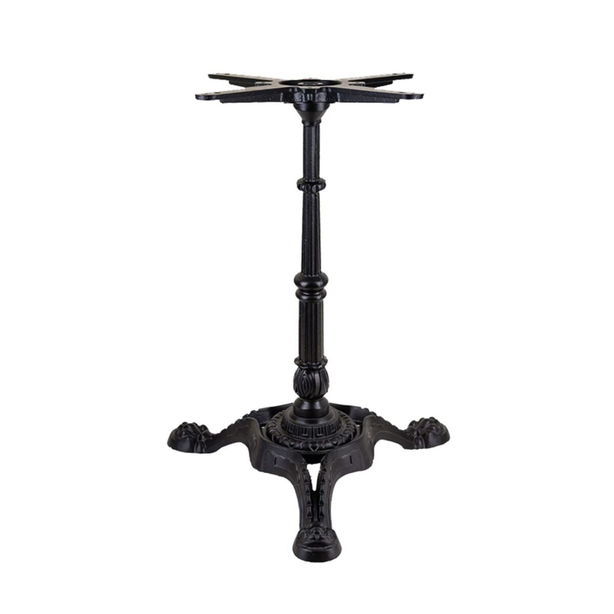 ΠΑΡΑΔΟΣΙΑΚΟ Πόδι Τραπεζιού 3-Νυχο Μαντέμι Μαύρο Βαρέως Τύπου - Image 2