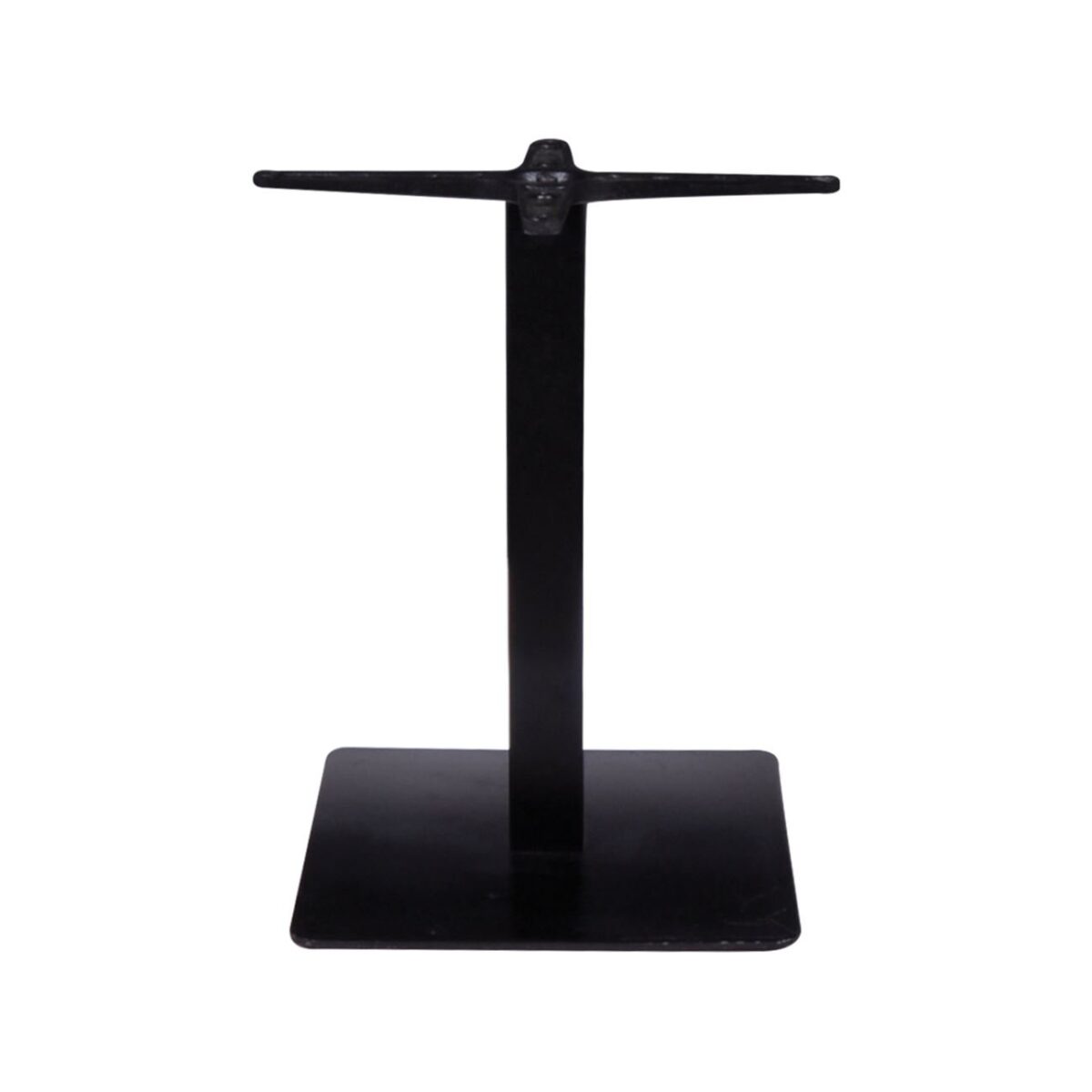 PRATO Βάση Τραπεζιού χαμηλή 40x40cm H.49cm Μέταλλο Βαφή Μαύρο - Image 2