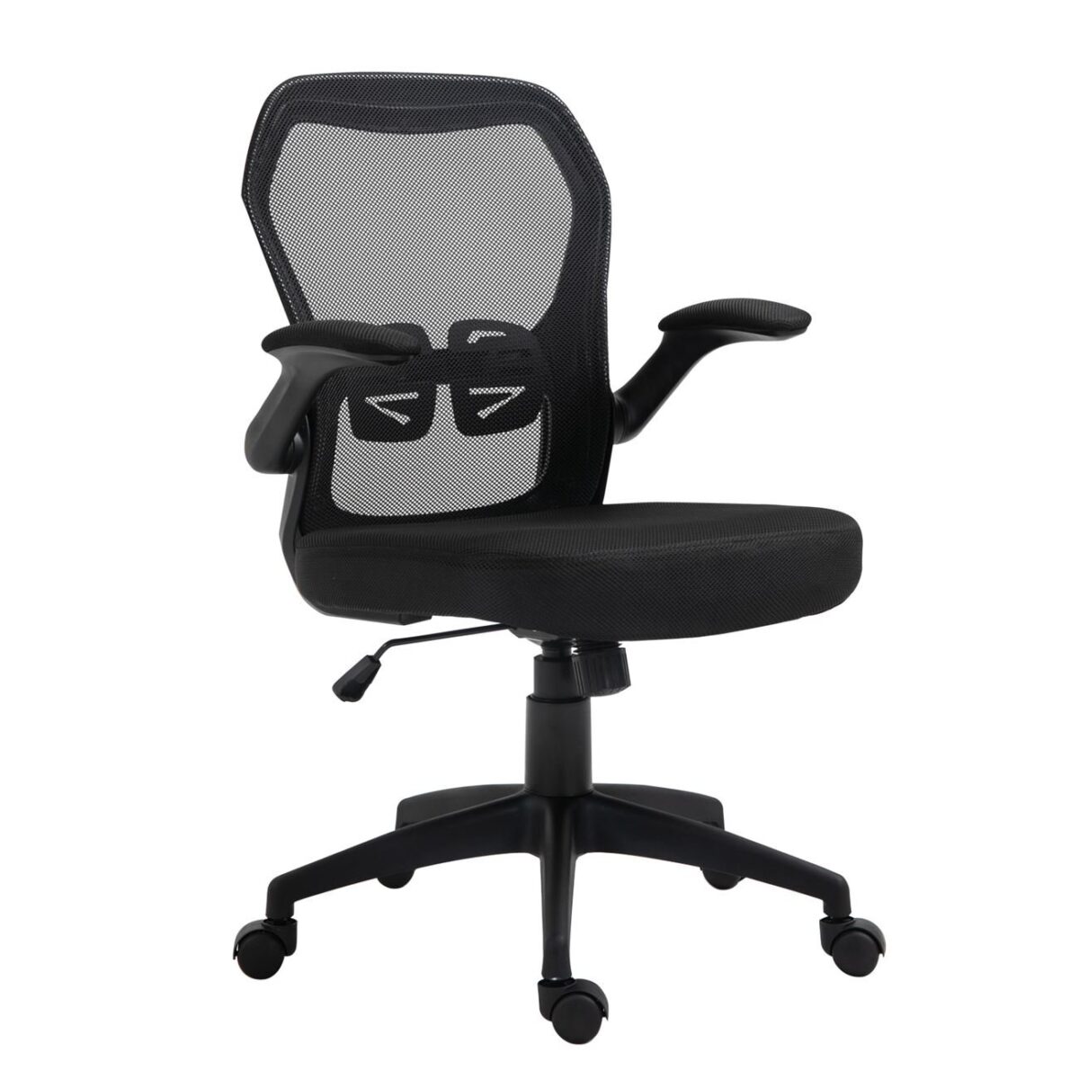 BF2920W Πολυθρόνα Γραφείου, Ανακλινόμενα Μπράτσα, Mesh Μαύρο - Image 2