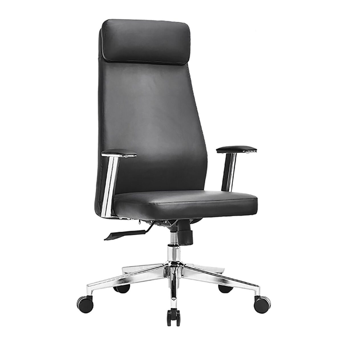 BF8800 Πολυθρόνα Γραφείου Διευθυντή, Pu Μαύρο, Βάση & - Image 2