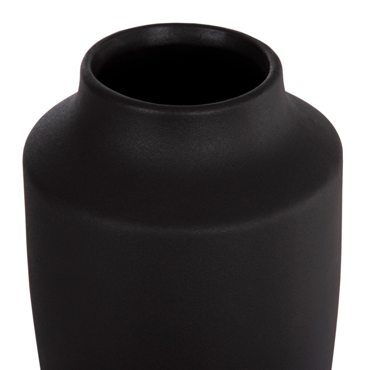 ΕΠΙΤΡΑΠΕΖΙΟ ΚΕΡΑΜΙΚΟ ΔΙΑΚΟΣΜΗΤΙΚΟ ΒΑΖΟ GALAD HM4588.02 ΜΑΥΡΟ ΜΑΤ Φ16x32Υεκ - Image 6