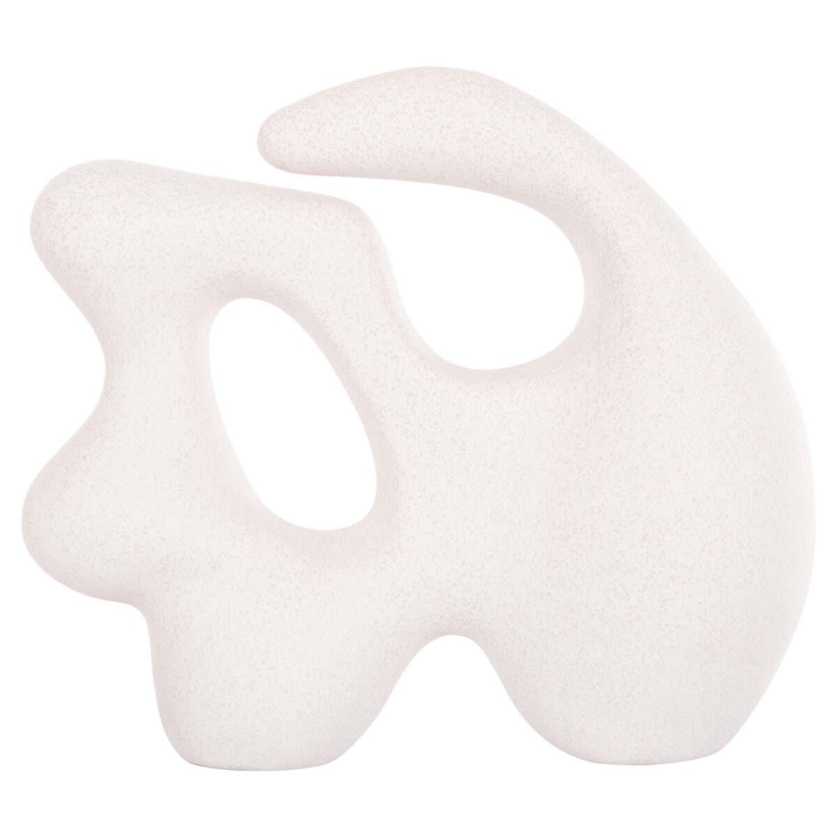 ΕΠΙΤΡΑΠΕΖΙΟ ΚΕΡΑΜΙΚΟ ΔΙΑΚΟΣΜΗΤΙΚΟ ΣΕΙΡΑ ISIL HM4596 ΚΡΥΣΤΑΛΛ.ΥΠΟΛΕΥΚΟ 33x14x29Υ εκ - Image 3