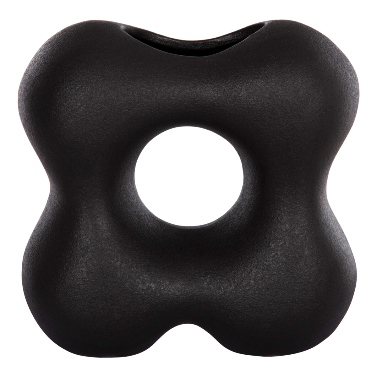 ΕΠΙΤΡΑΠΕΖΙΟ ΚΕΡΑΜΙΚΟ ΔΙΑΚΟΣΜΗΤΙΚΟ SEBOR HM4594.02 ΜΑΥΡΟ ΜΑΤ 18x9x18Υεκ - Image 3