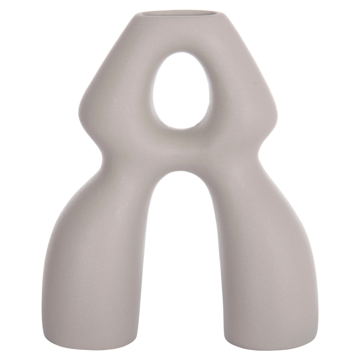 ΕΠΙΤΡΑΠΕΖΙΟ ΚΕΡΑΜΙΚΟ ΔΙΑΚΟΣΜΗΤΙΚΟ ISIL HM4598.03 ΓΚΡΙ ΜΑΤ 25x9x29,5Υεκ - Image 3