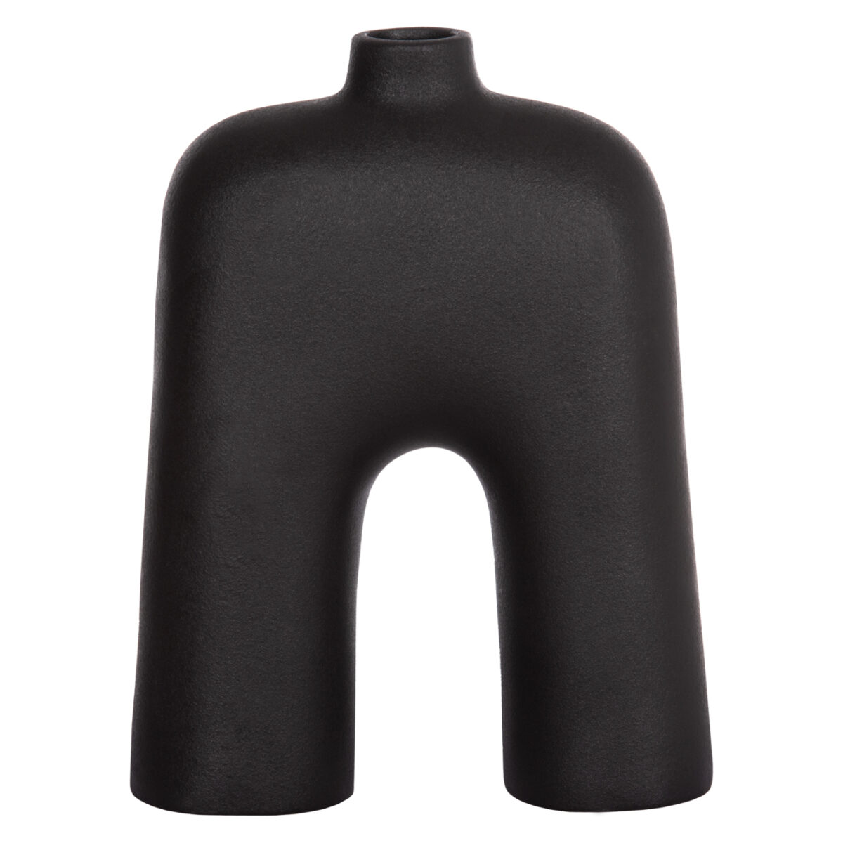 ΕΠΙΤΡΑΠΕΖΙΟ ΚΕΡΑΜΙΚΟ ΔΙΑΚΟΣΜΗΤΙΚΟ ΣΕΙΡΑ ISIL HM4599.02 ΜΑΥΡΟ ΜΑΤ 22x8x29Υεκ - Image 3