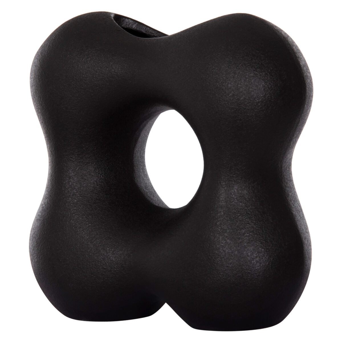 ΕΠΙΤΡΑΠΕΖΙΟ ΚΕΡΑΜΙΚΟ ΔΙΑΚΟΣΜΗΤΙΚΟ SEBOR HM4594.02 ΜΑΥΡΟ ΜΑΤ 18x9x18Υεκ - Image 4