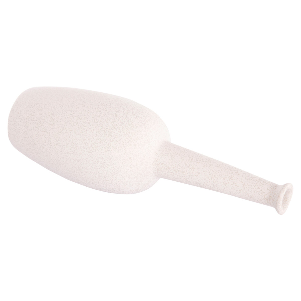 ΕΠΙΤΡΑΠΕΖΙΟ ΚΕΡΑΜΙΚΟ ΔΙΑΚΟΣΜΗΤΙΚΟ ELENDIL HM4591.01 ΥΠΟΛΕΥΚΟ ΚΡΥΣΤΑΛΛΙΚΟ Φ12x39.5Υεκ - Image 4