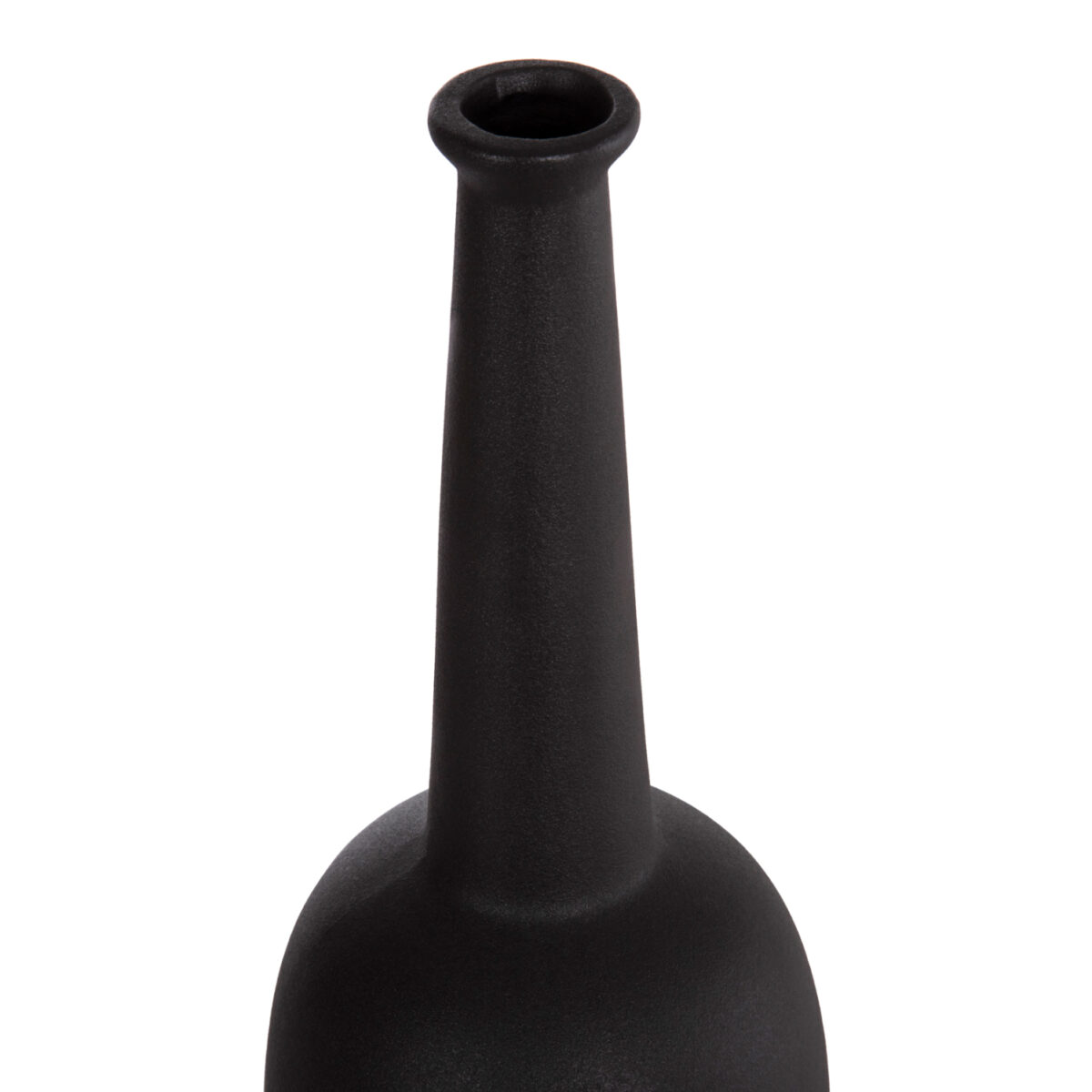 ΕΠΙΤΡΑΠΕΖΙΟ ΚΕΡΑΜΙΚΟ ΔΙΑΚΟΣΜΗΤΙΚΟ ELENDIL HM4591.02 ΜΑΥΡΟ ΜΑΤ Φ12x39.5Υεκ - Image 5