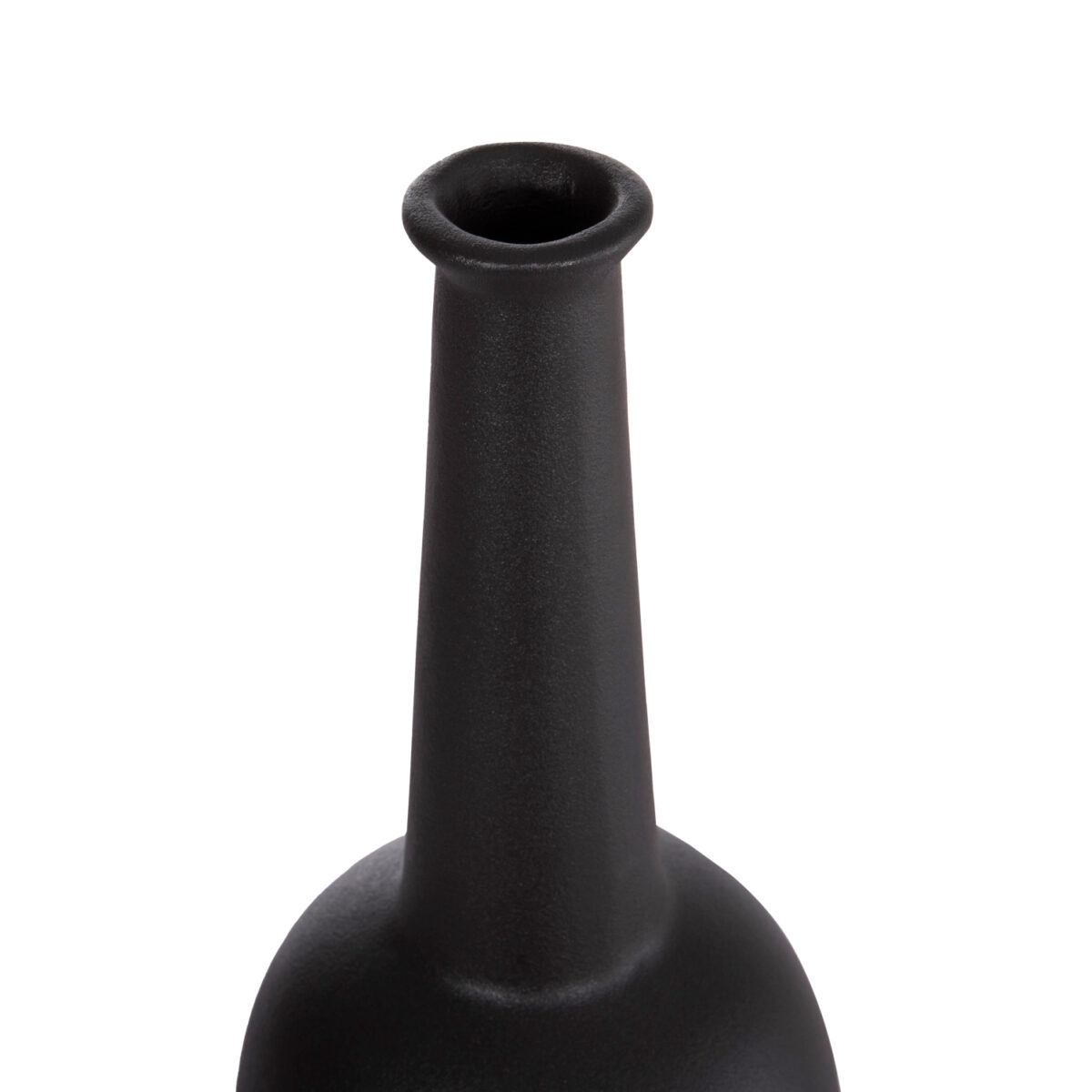 ΕΠΙΤΡΑΠΕΖΙΟ ΚΕΡΑΜΙΚΟ ΔΙΑΚΟΣΜΗΤΙΚΟ ELENDIL HM4592.02 ΜΑΥΡΟ ΜΑΤ Φ10x30Υεκ - Image 5