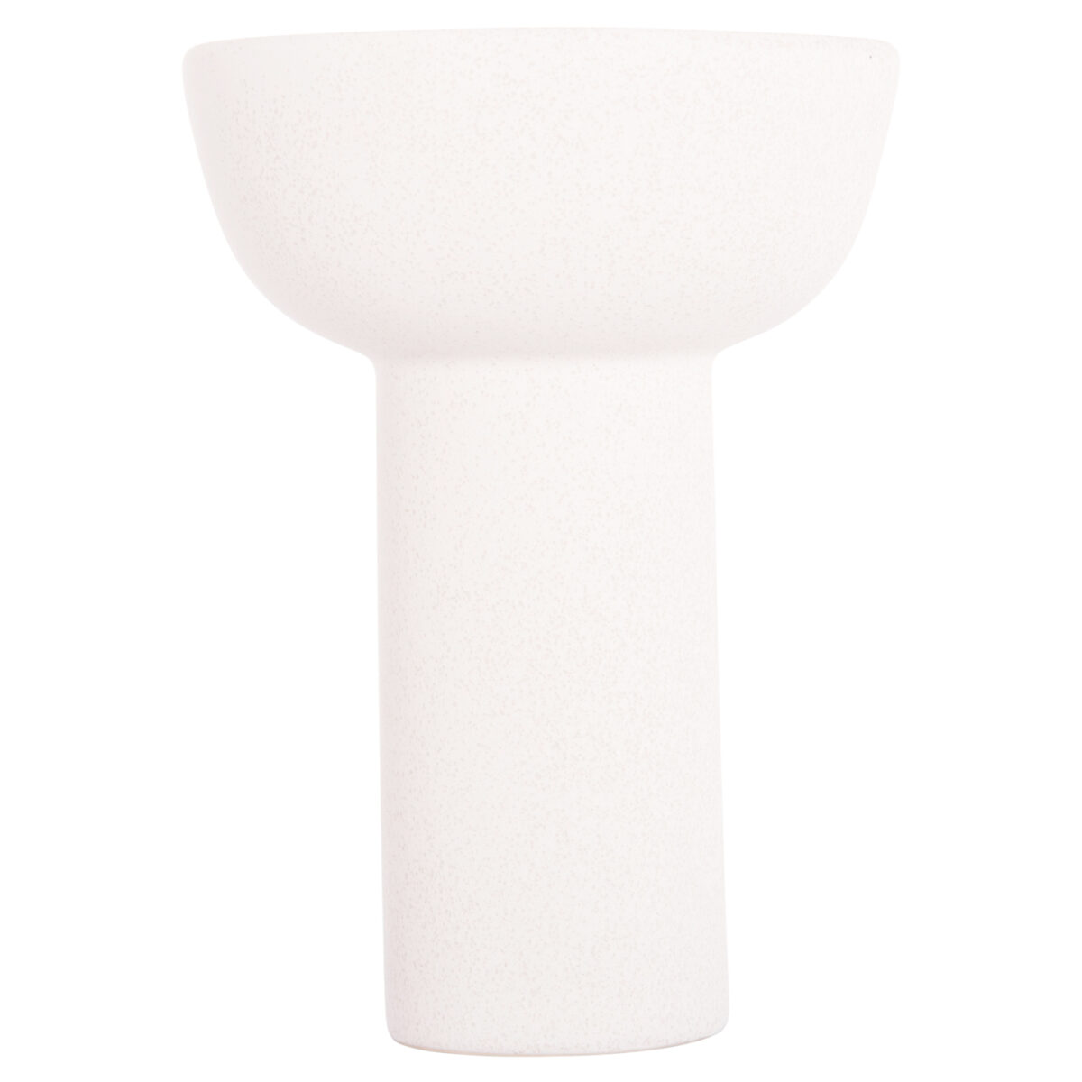 ΕΠΙΤΡΑΠΕΖΙΟ ΚΕΡΑΜΙΚΟ ΔΙΑΚΟΣΜΗΤΙΚΟ ELENDIL HM4602.01 ΥΠΟΛΕΥΚΟ ΚΡΥΣΤΑΛΛΙΚΟ Φ23x32Υ εκ. - Image 3