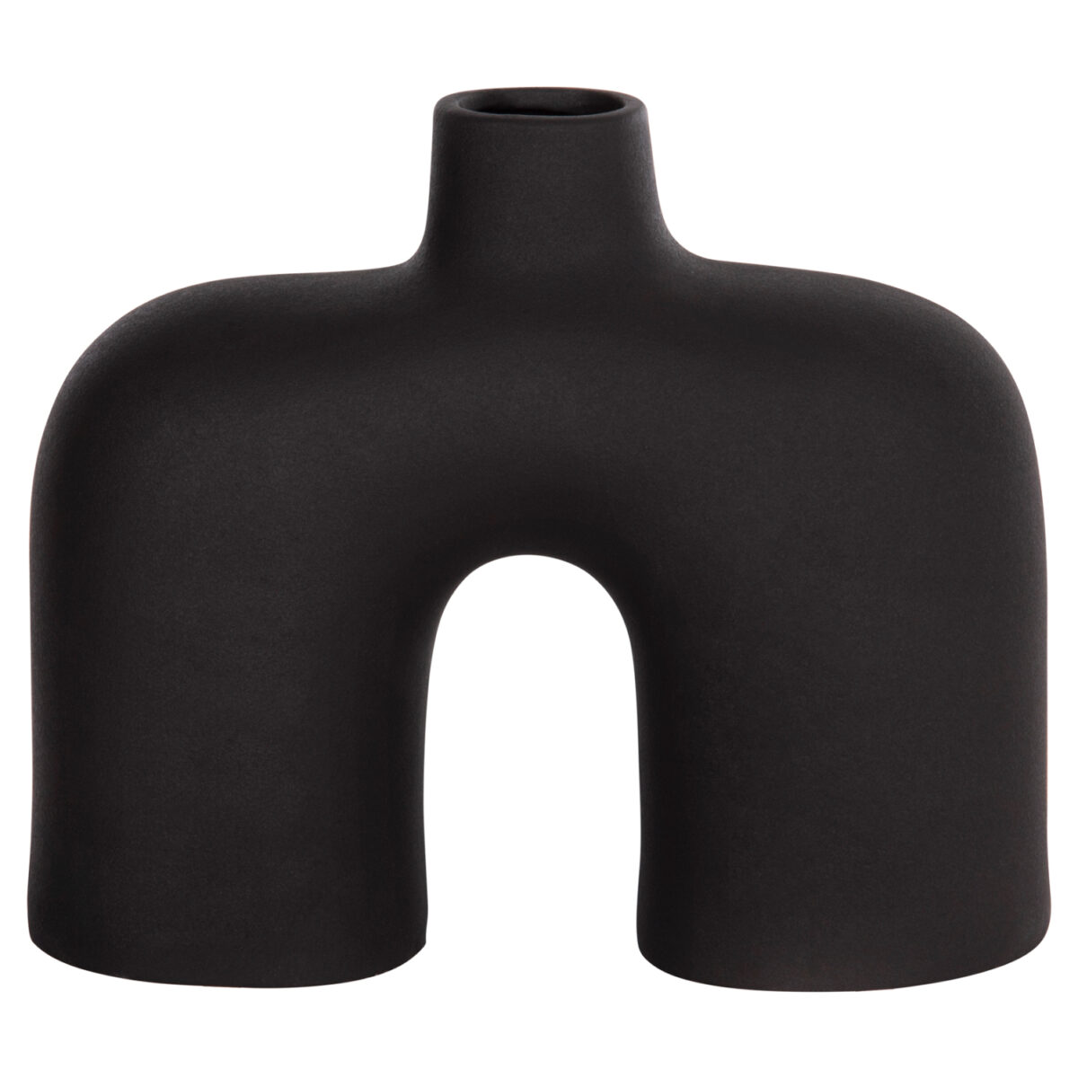 ΕΠΙΤΡΑΠΕΖΙΟ ΚΕΡΑΜΙΚΟ ΔΙΑΚΟΣΜΗΤΙΚΟ ISIL HM4600.02 ΜΑΥΡΟ ΜΑΤ 27x9,5x22,5Y εκ. - Image 3