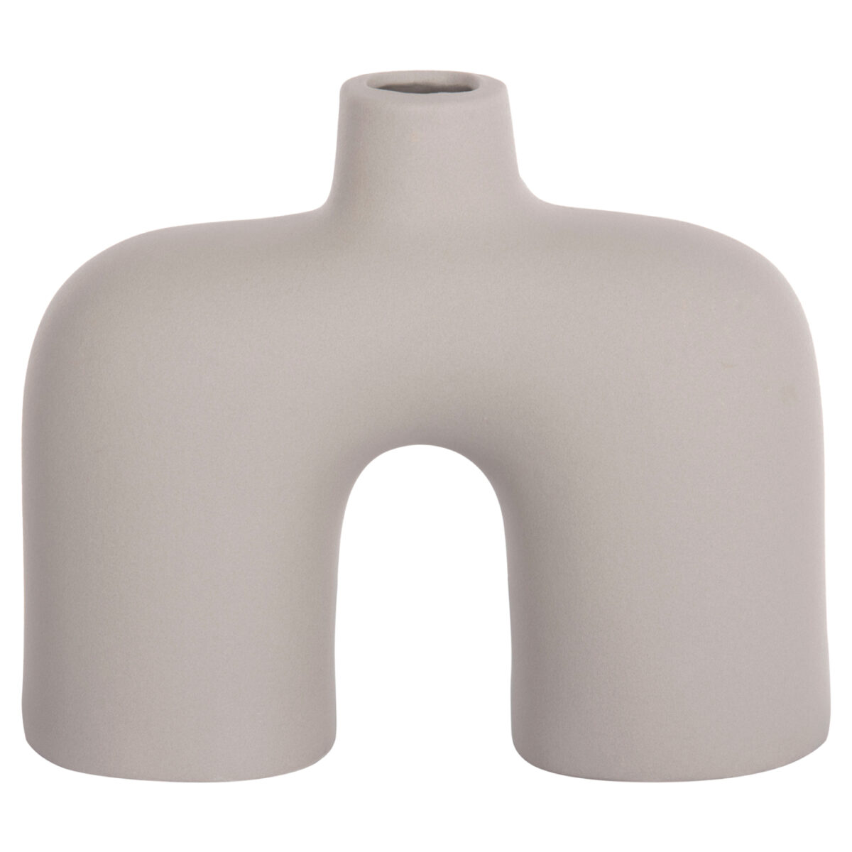 ΕΠΙΤΡΑΠΕΖΙΟ ΚΕΡΑΜΙΚΟ ΔΙΑΚΟΣΜΗΤΙΚΟ ISIL HM4600.03 ΓΚΡΙ ΜΑΤ  27x9,5x22,5Υ εκ. - Image 3