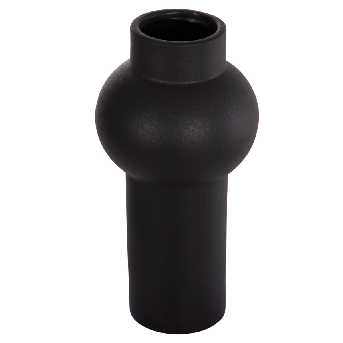 ΕΠΙΤΡΑΠΕΖΙΟ ΚΕΡΑΜΙΚΟ ΔΙΑΚΟΣΜΗΤΙΚΟ SCEPTER HM4605.02 ΜΑΥΡΟ ΜΑΤ Φ15x30Υ εκ. - Image 4