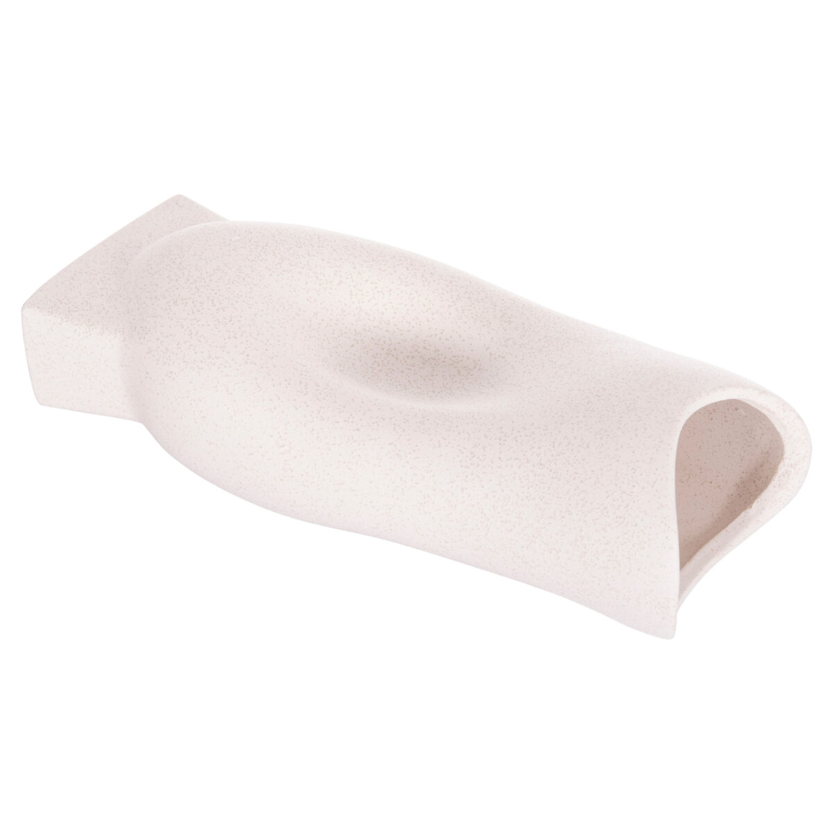 ΕΠΙΤΡΑΠΕΖΙΟ ΚΕΡΑΜΙΚΟ ΔΙΑΚΟΣΜΗΤΙΚΟ ΣΕΙΡΑ GLAΖΕ HM4609.01 ΚΡΥΣΤΑΛΛ.ΥΠΟΛΕΥΚΟ 16.5x11x38Υεκ - Image 5