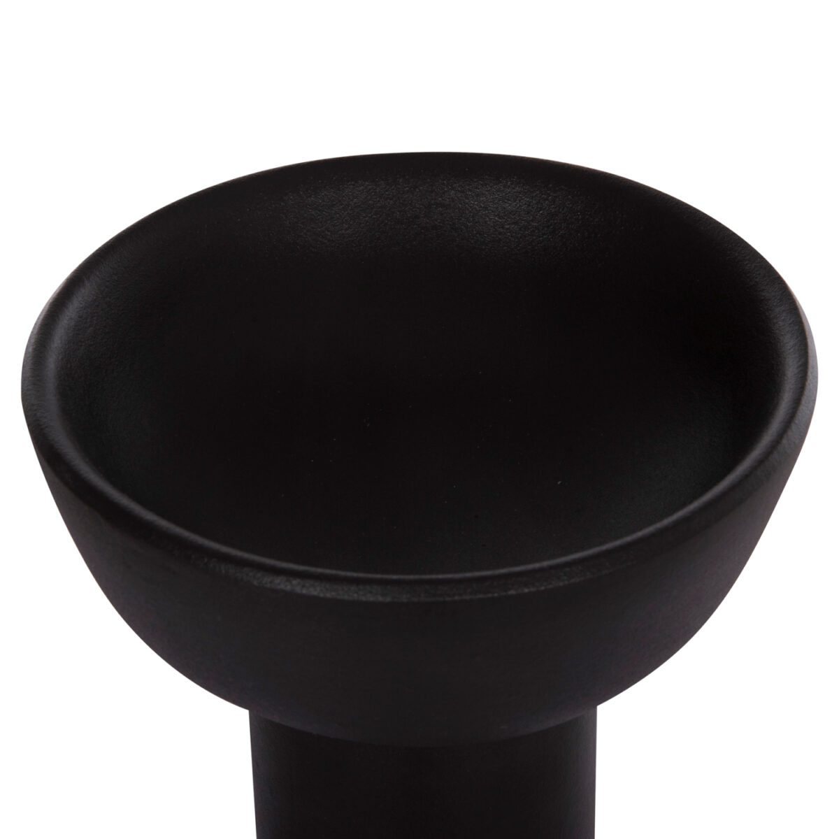 ΕΠΙΤΡΑΠΕΖΙΟ ΚΕΡΑΜΙΚΟ ΔΙΑΚΟΣΜΗΤΙΚΟ ELENDIL HM4603.02 ΜΑΥΡΟ ΜΑΤ Φ20x26.5Υεκ - Image 6