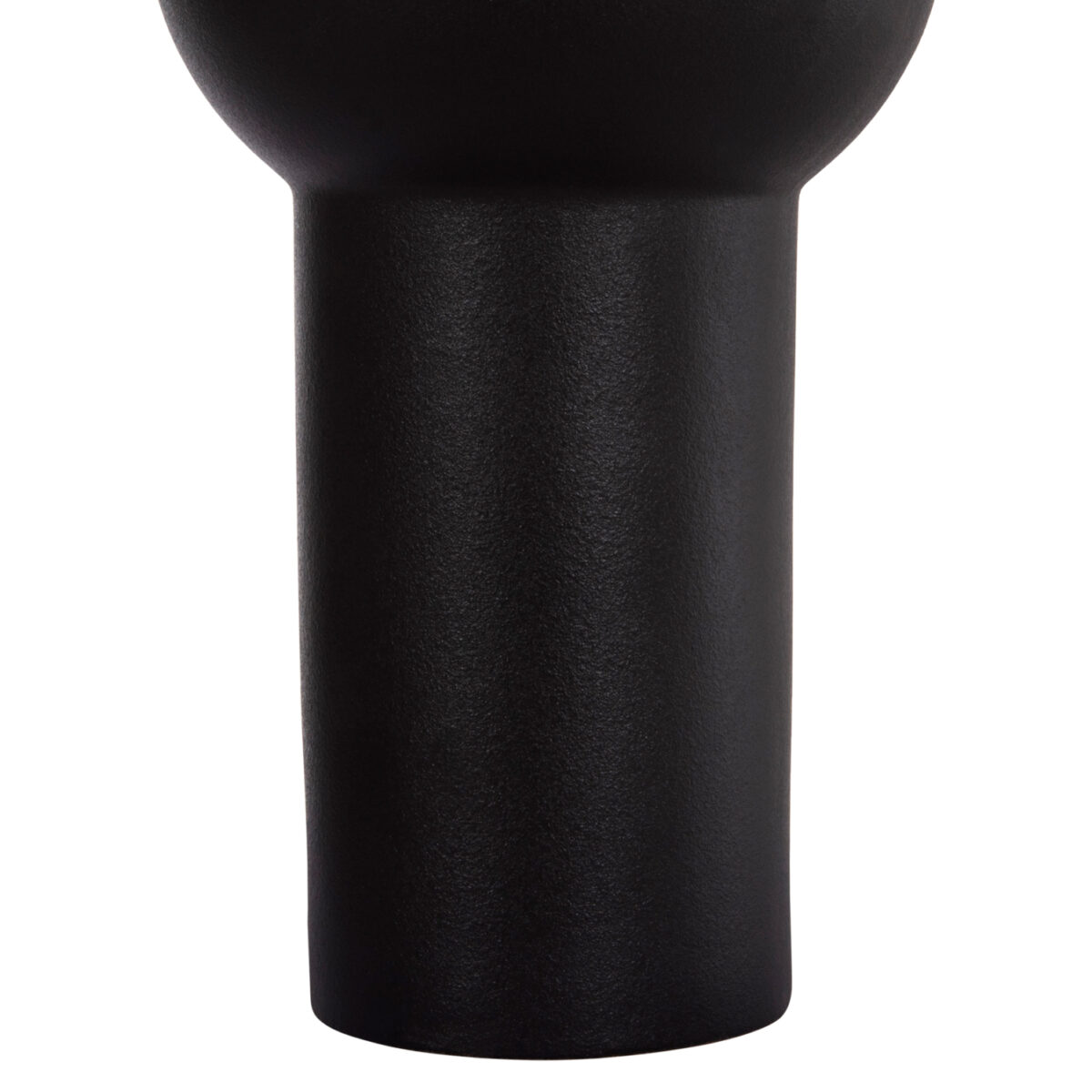 ΕΠΙΤΡΑΠΕΖΙΟ ΚΕΡΑΜΙΚΟ ΔΙΑΚΟΣΜΗΤΙΚΟ SCEPTER HM4605.02 ΜΑΥΡΟ ΜΑΤ Φ15x30Υ εκ. - Image 6