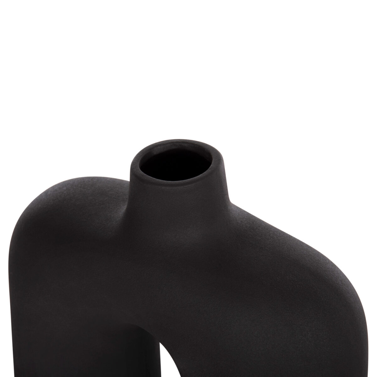 ΕΠΙΤΡΑΠΕΖΙΟ ΚΕΡΑΜΙΚΟ ΔΙΑΚΟΣΜΗΤΙΚΟ ISIL HM4600.02 ΜΑΥΡΟ ΜΑΤ 27x9,5x22,5Y εκ. - Image 7