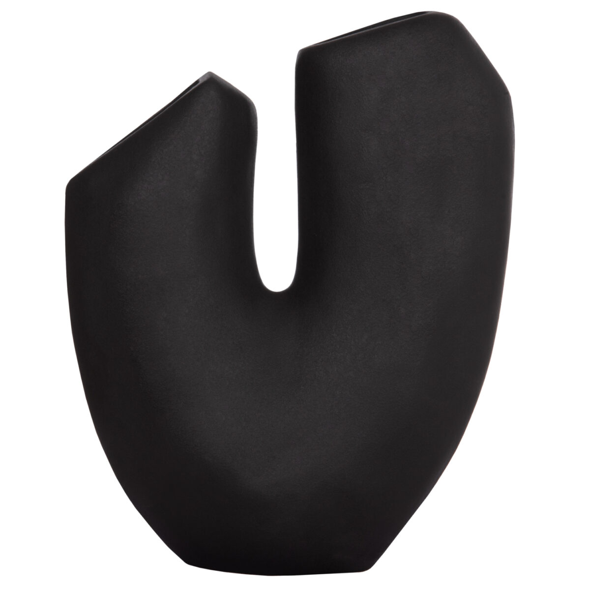 ΕΠΙΤΡΑΠΕΖΙΟ ΚΕΡΑΜΙΚΟ ΔΙΑΚΟΣΜΗΤΙΚΟ ARKEN HM4618.02 ΜΑΥΡΟ ΜΑΤ 29x8x37Υεκ - Image 3