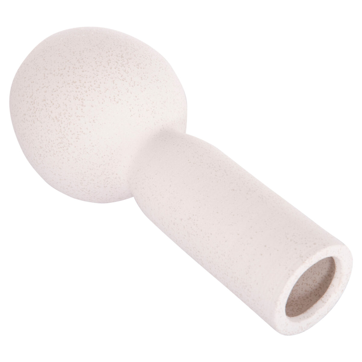 ΕΠΙΤΡΑΠΕΖΙΟ ΚΕΡΑΜΙΚΟ ΔΙΑΚΟΣΜΗΤΙΚΟ GALAD HM4616.01 ΚΡΥΣΤΑΛΛΙΚΟ ΥΠΟΛΕΥΚΟ Φ11x26Υεκ - Image 4