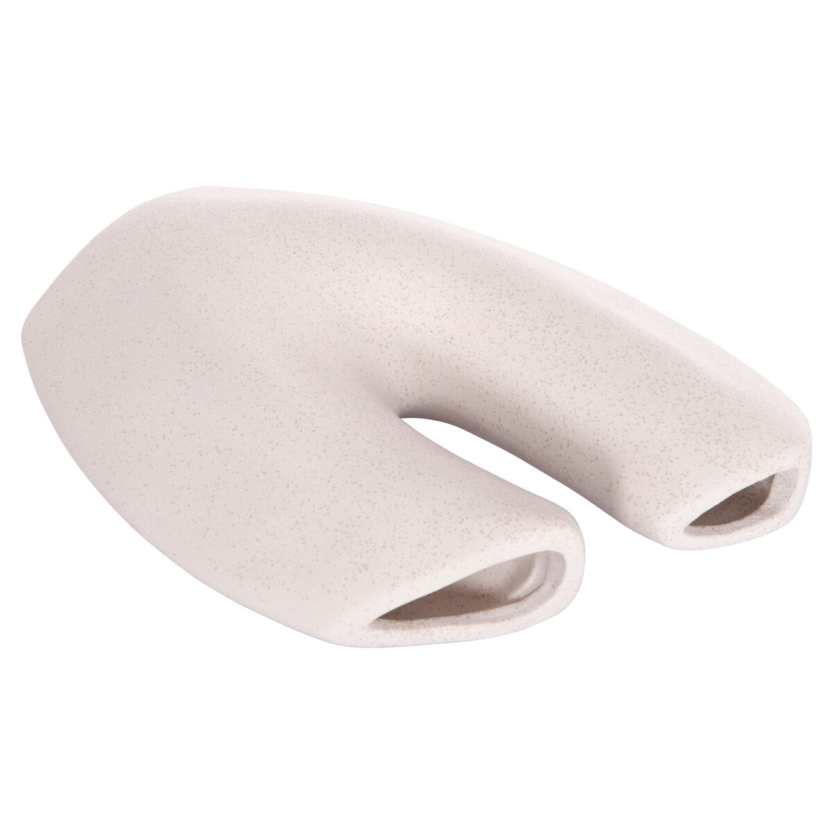 ΕΠΙΤΡΑΠΕΖΙΟ ΚΕΡΑΜΙΚΟ ΔΙΑΚΟΣΜΗΤΙΚΟ ARKEN HM4619.01 ΚΡΥΣΤΑΛΛΙΚΟ ΥΠΟΛΕΥΚΟ 20,5x8x26Υεκ - Image 5