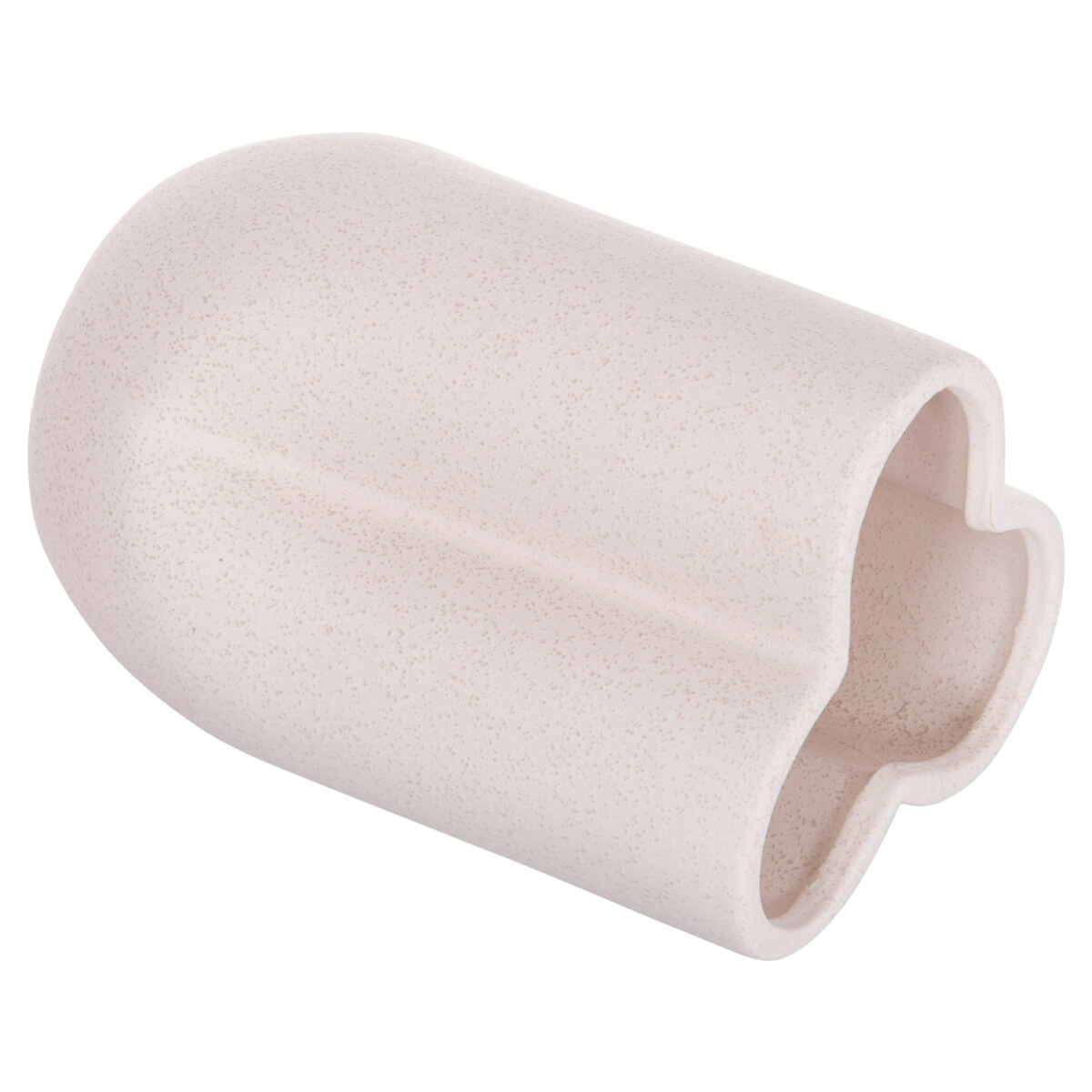 ΕΠΙΤΡΑΠΕΖΙΟ ΚΕΡΑΜΙΚΟ ΔΙΑΚΟΣΜΗΤΙΚΟ GLAΖΕ HM4613.01 ΚΡΥΣΤΑΛΛΙΚΟ ΥΠΟΛΕΥΚΟ Φ16x22Υεκ - Image 5