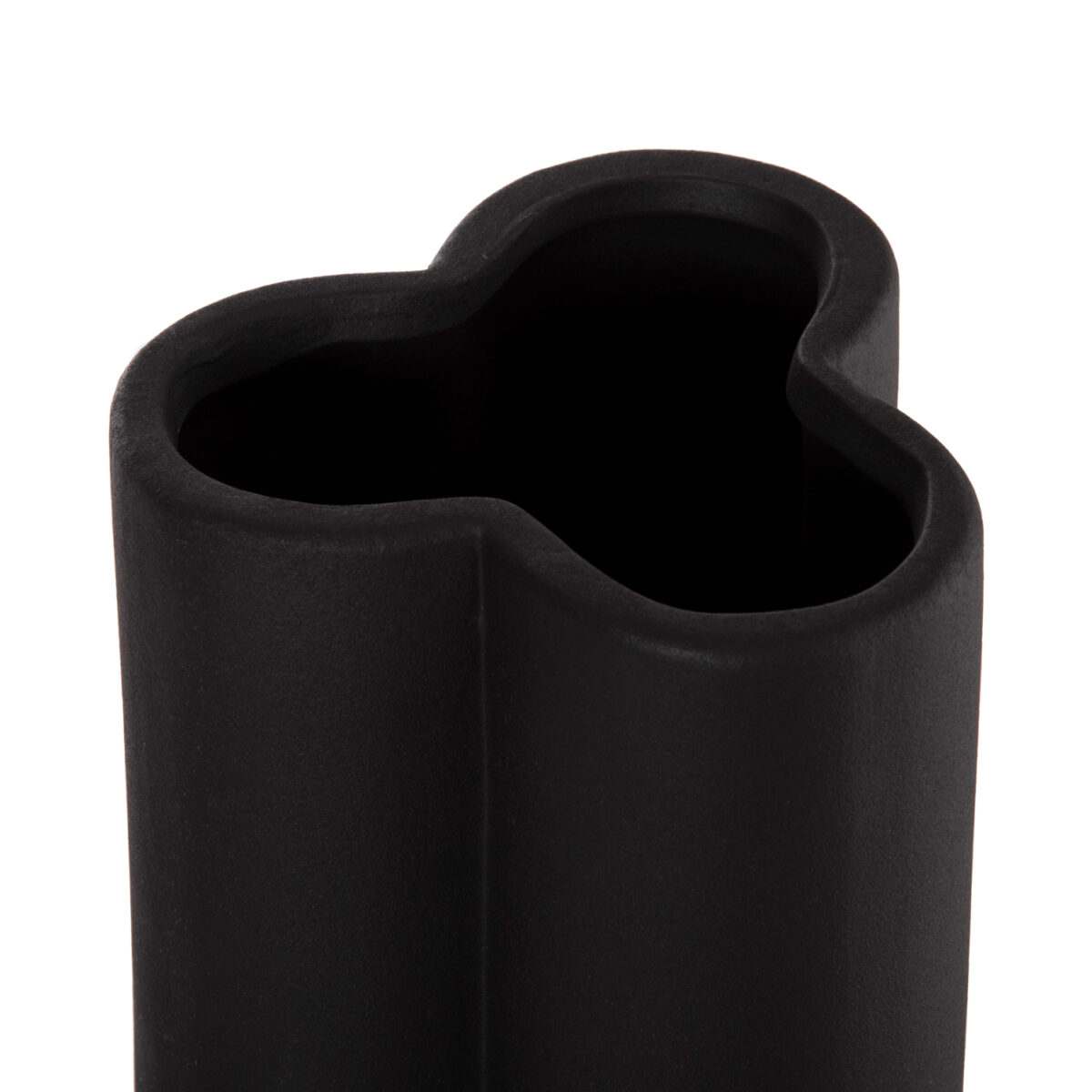 ΕΠΙΤΡΑΠΕΖΙΟ ΚΕΡΑΜΙΚΟ ΔΙΑΚΟΣΜΗΤΙΚΟ GLAΖΕ HM4611.02 ΜΑΥΡΟ ΜΑΤ Φ14x34Υ εκ. - Image 6