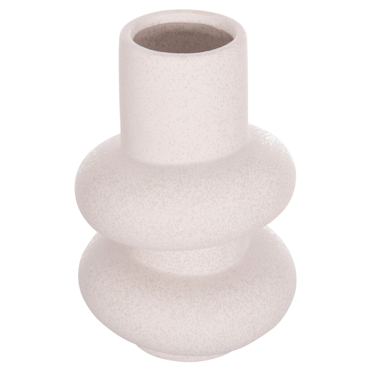 ΕΠΙΤΡΑΠΕΖΙΟ ΚΕΡΑΜΙΚΟ ΔΙΑΚΟΣΜΗΤΙΚΟ ROOK HM4627.01 ΥΠΟΛΕΥΚΟ ΚΡΥΣΤΑΛΛΙΚΟ Φ16x25,5Υεκ - Image 3