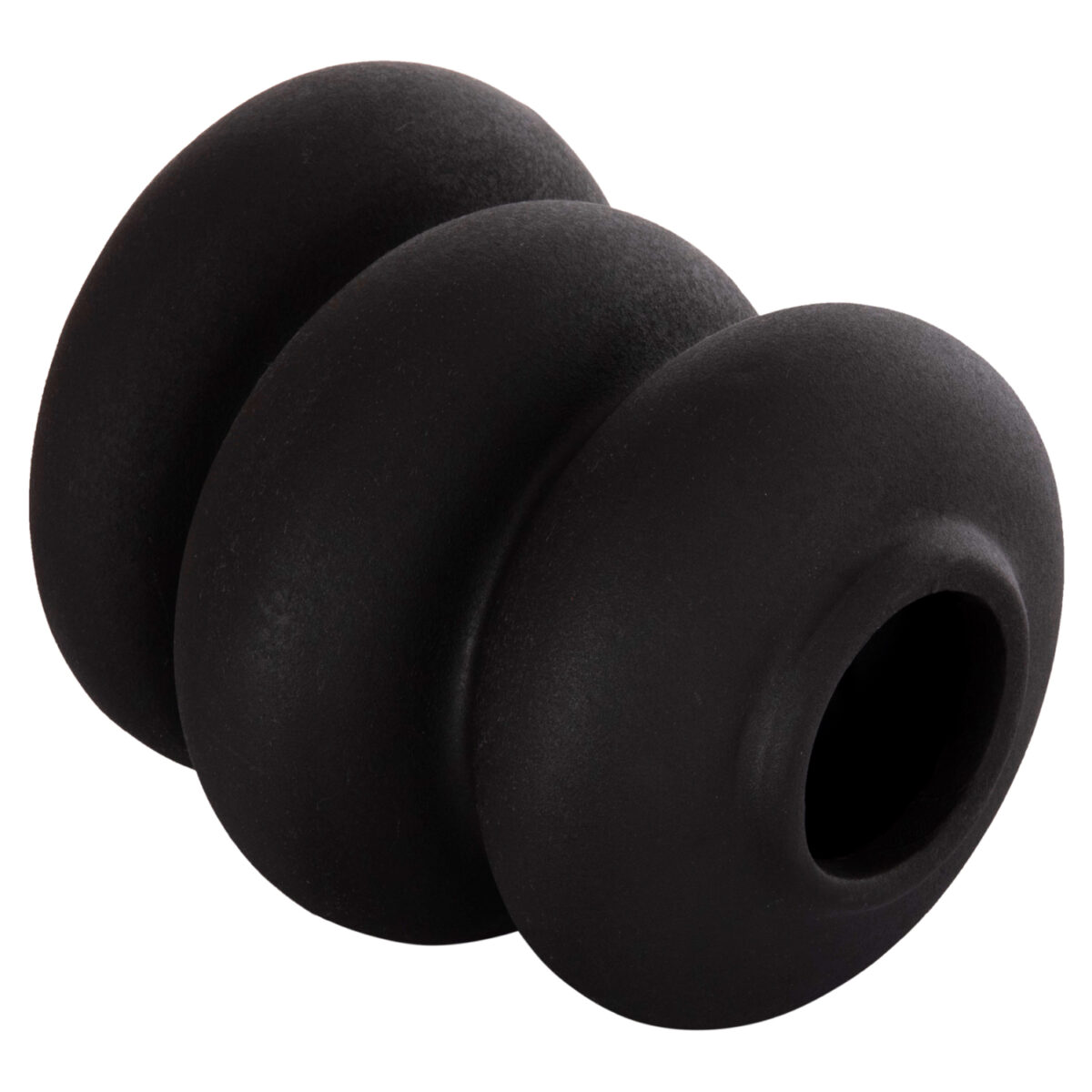 ΕΠΙΤΡΑΠΕΖΙΟ ΚΕΡΑΜΙΚΟ ΔΙΑΚΟΣΜΗΤΙΚΟ ROOK HM4628.02 ΜΑΥΡΟ ΜΑΤ Φ14x19Υεκ - Image 4