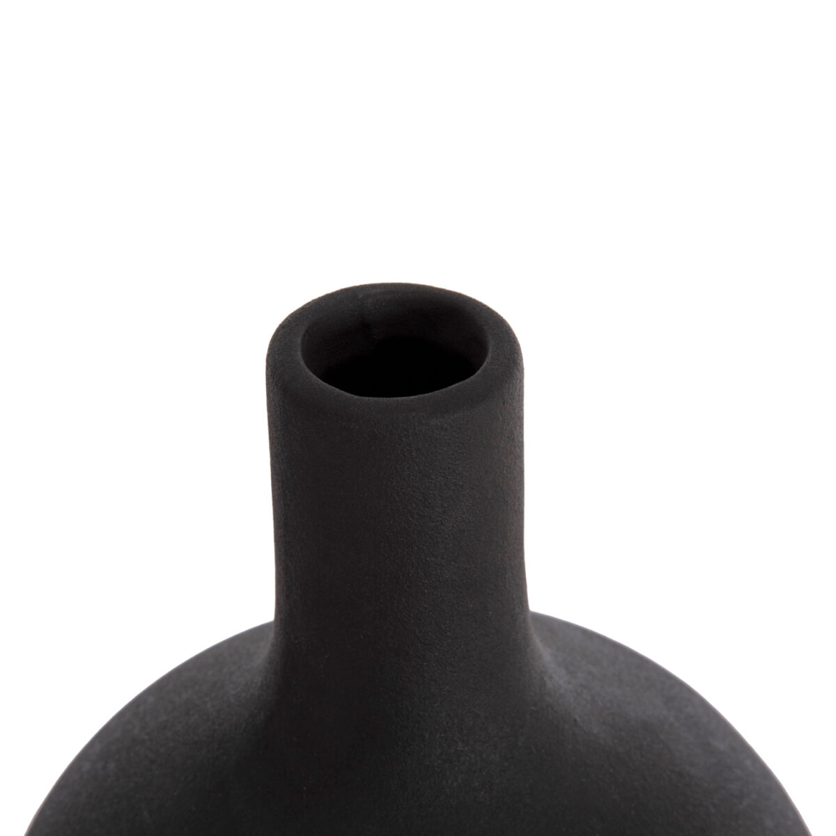 ΕΠΙΤΡΑΠΕΖΙΟ ΚΕΡΑΜΙΚΟ ΔΙΑΚΟΣΜΗΤΙΚΟ GALAD HM4623.02 ΜΑΥΡΟ ΜΑΤ Φ18x57Υεκ - Image 4