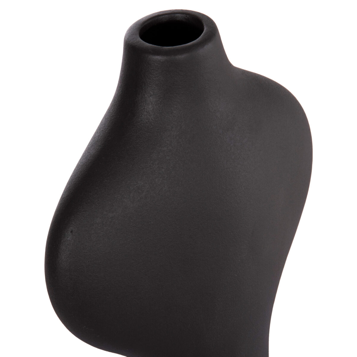 ΕΠΙΤΡΑΠΕΖΙΟ ΚΕΡΑΜΙΚΟ ΔΙΑΚΟΣΜΗΤΙΚΟ ΣΕΙΡΑ ARKEN HM4621.02 ΜΑΥΡΟ ΜΑΤ 18,5x8,5x32Υεκ - Image 6