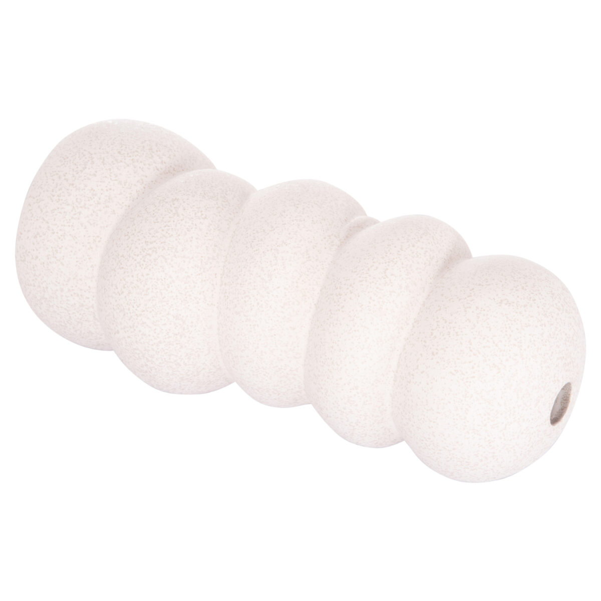 ΕΠΙΤΡΑΠΕΖΙΟ ΚΕΡΑΜΙΚΟ ΔΙΑΚΟΣΜΗΤΙΚΟ ROOK HM4630.01 ΥΠΟΛΕΥΚΟ ΚΡΥΣΤΑΛΛΙΚΟ Φ13x31Υεκ - Image 4