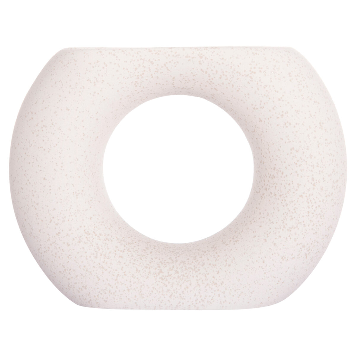 ΕΠΙΤΡΑΠΕΖΙΟ ΚΕΡΑΜΙΚΟ ΔΙΑΚΟΣΜΗΤΙΚΟ ELLIPTO HM4646.01 ΥΠΟΛΕΥΚΟ ΚΡΥΣΤΑΛΛΙΚΟ 18x6,5x14Υεκ - Image 3