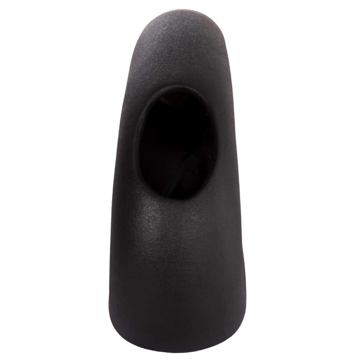 ΕΠΙΤΡΑΠΕΖΙΟ ΚΕΡΑΜΙΚΟ ΔΙΑΚΟΣΜΗΤΙΚΟ ELLIPTO HM4645.02 ΜΑΥΡΟ ΜΑΤ 23x8x16Υ εκ - Image 3