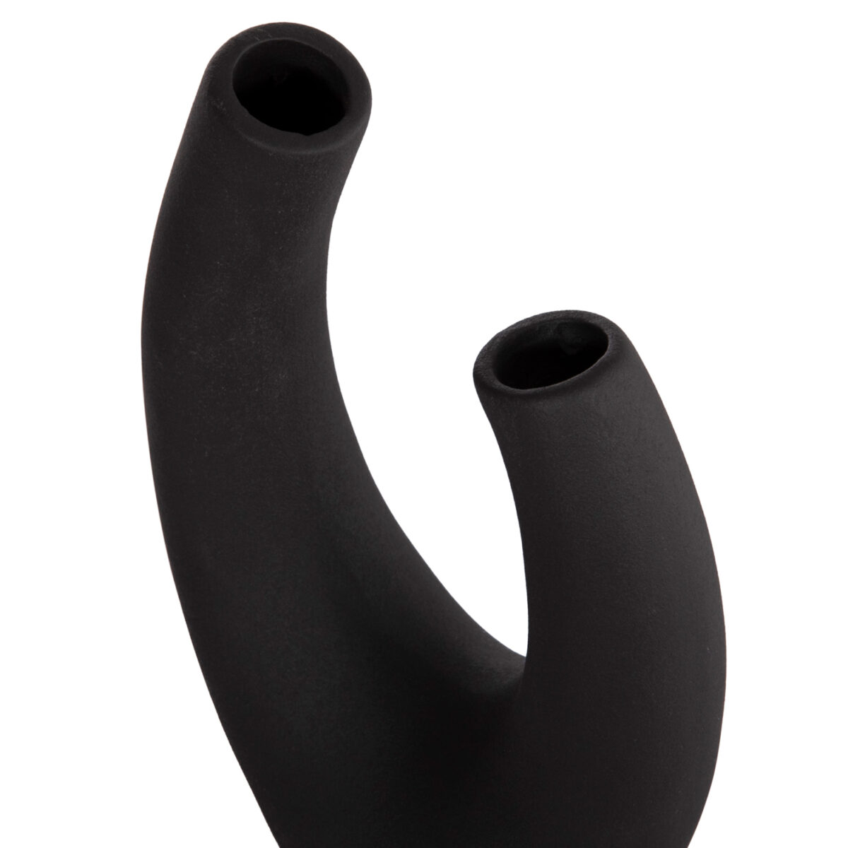 ΕΠΙΤΡΑΠΕΖΙΟ ΚΕΡΑΜΙΚΟ ΔΙΑΚΟΣΜΗΤΙΚΟ ELLIPTO HM4643.02 ΜΑΥΡΟ ΜΑΤ 15x7x21,5Υεκ - Image 6