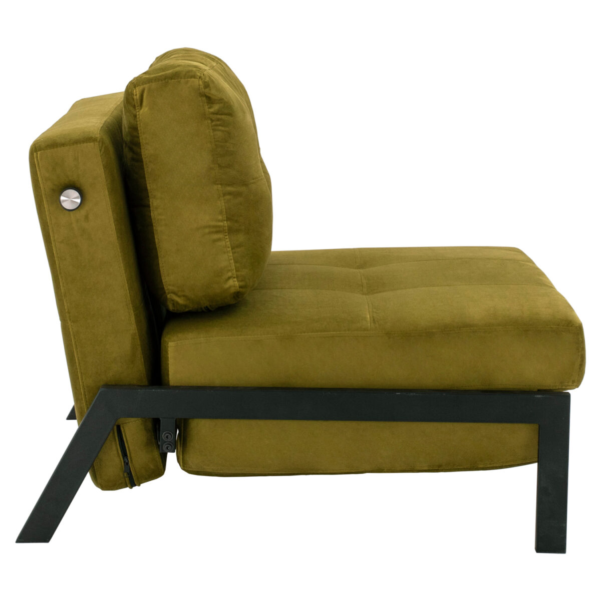 HM3078.13 ΠΟΛΥΘΡΟΝΑ ΚΡΕΒΑΤΙ, ΒΕΛΟΥΔΟ ΛΑΔΙ  95x92x66Υ εκ. - Image 5