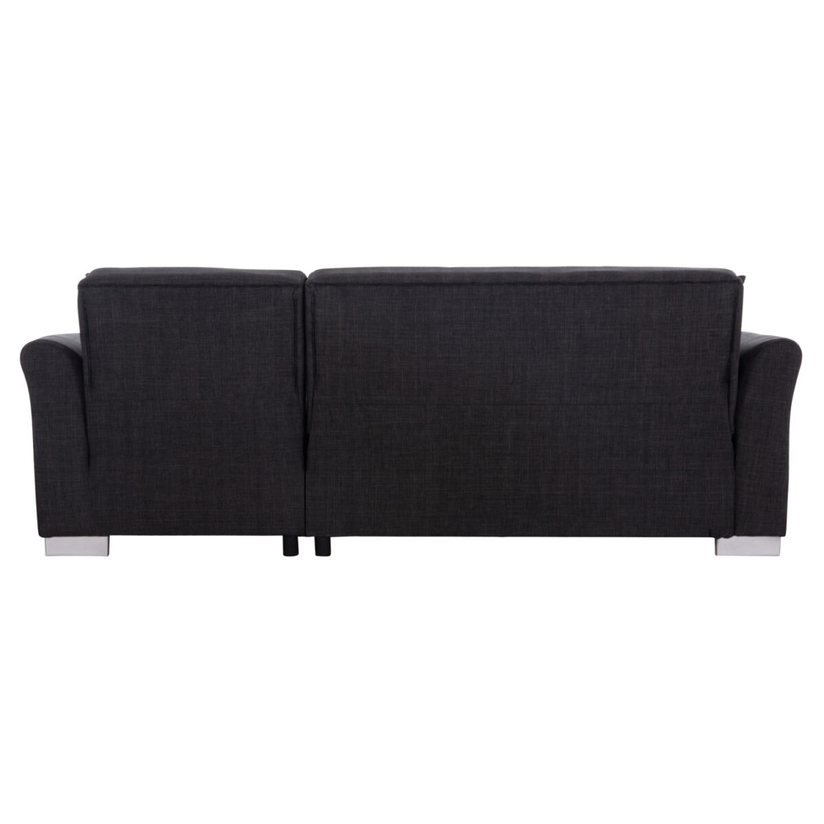 ΓΩΝΙΑΚΟΣ ΚΑΝΑΠΕΣ-ΚΡΕΒΑΤΙ ΜΕ ΑΠΟΘ. ΧΩΡΟ BRONKO HM3291.01 ΑΝΘΡΑΚΙ ΥΦΑΣΜΑ 218x138x77Y - Image 7