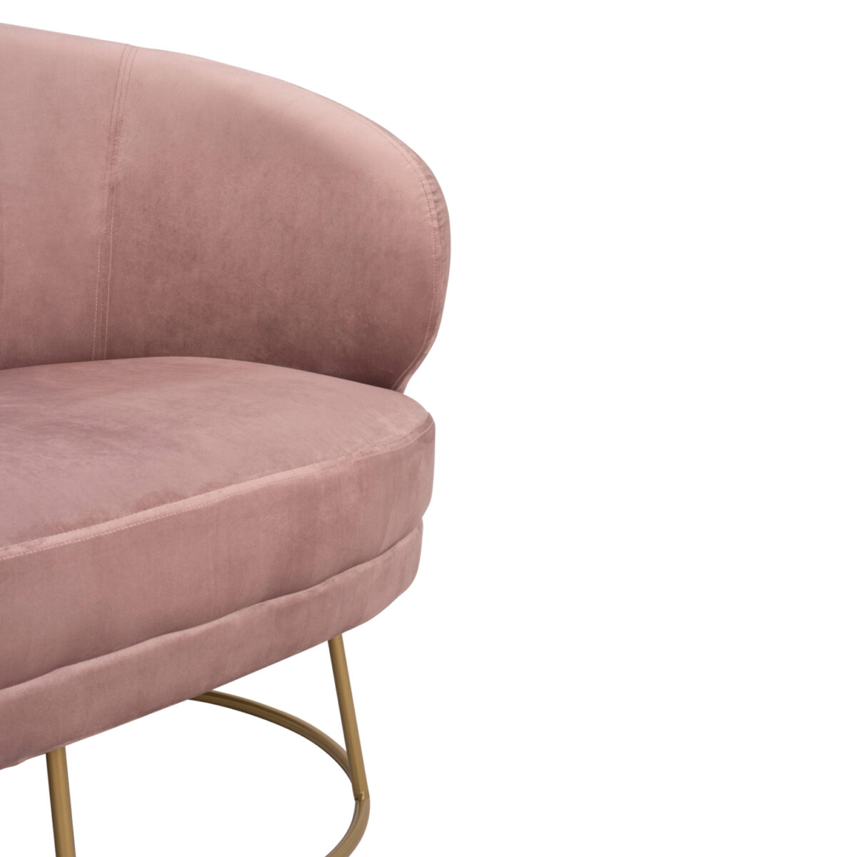 ΚΑΝΑΠΕΣ 2ΘΕΣΙΟΣ ARIEN HM8492.02 ΑΠΟ ΒΕΛΟΥΔΟ ΣΑΠΙΟ ΜΗΛΟ ΜΕ ΧΡΥΣΗ ΒΑΣΗ 125X80X84Y εκ. - Image 6