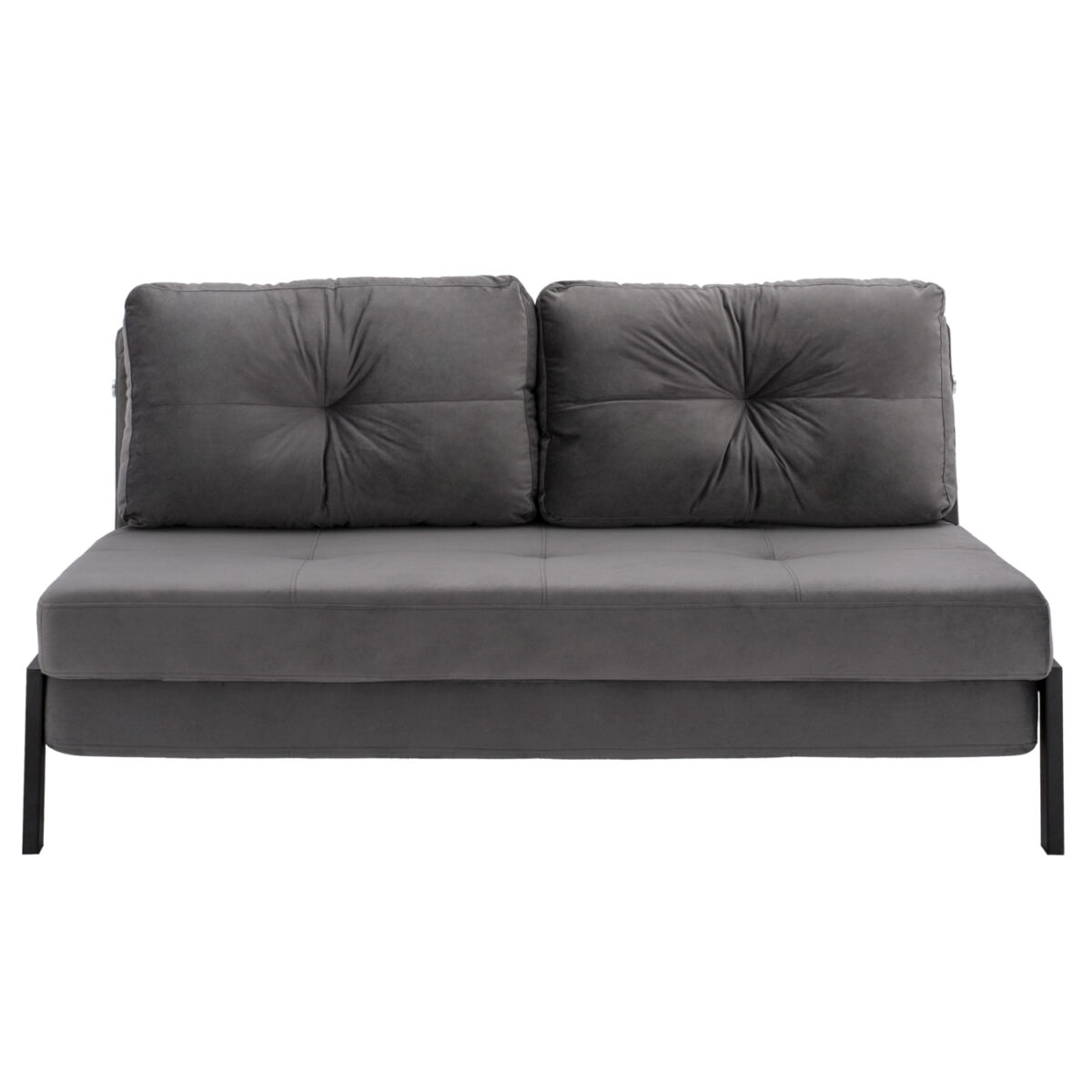 ΚΑΝΑΠΕΣ ΚΡΕΒΑΤΙ ΒΕΛΟΥΔΟ ΓΚΡΙ 2½ ΘΕΣΙΟΣ HM3079.11 151x92x66Υ εκ. - Image 4