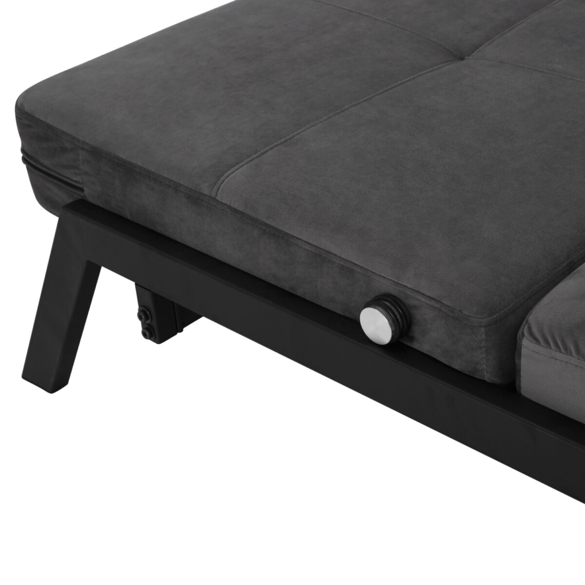 ΚΑΝΑΠΕΣ ΚΡΕΒΑΤΙ ΒΕΛΟΥΔΟ ΓΚΡΙ 2½ ΘΕΣΙΟΣ HM3079.11 151x92x66Υ εκ. - Image 10